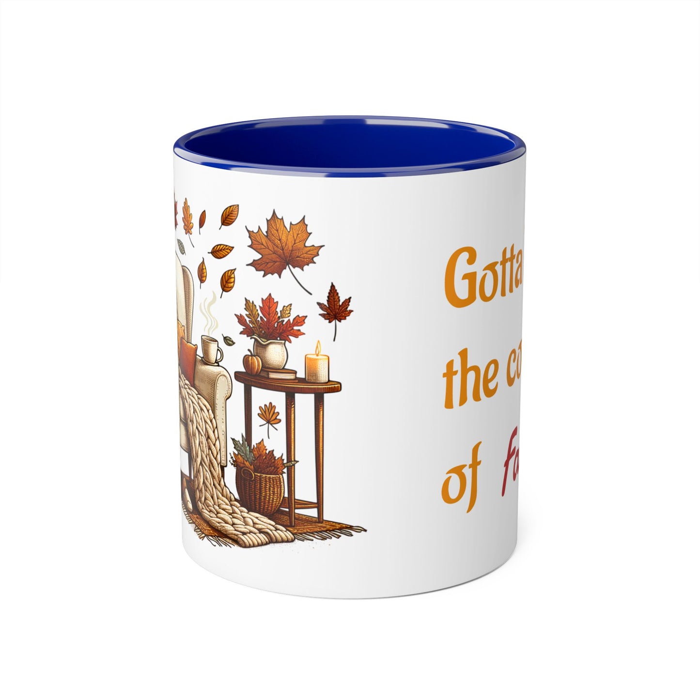 The Cosiness of Fall - 11oz Cup for Booklovers