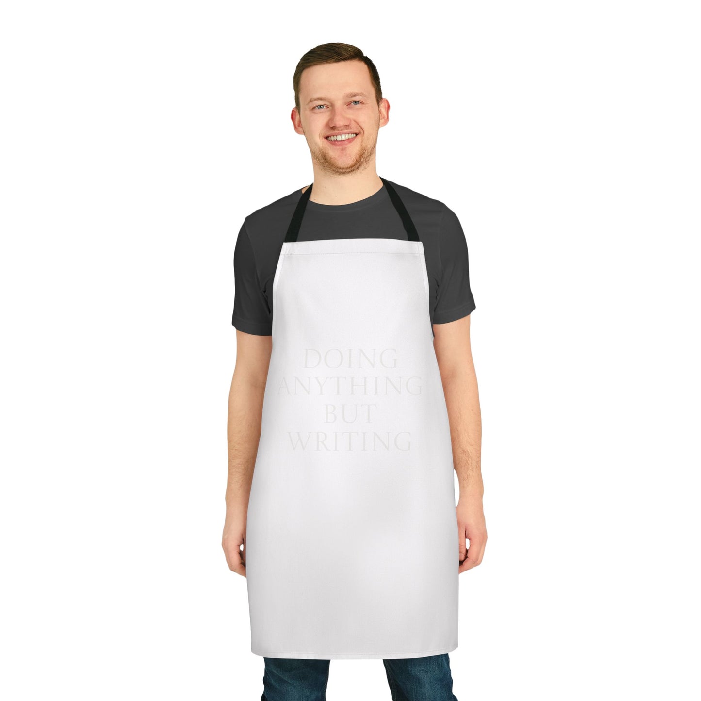Fun Writing Apron with 5-Color Straps | "Doing Anything But Writing" - The Dreamer's Bookshop.