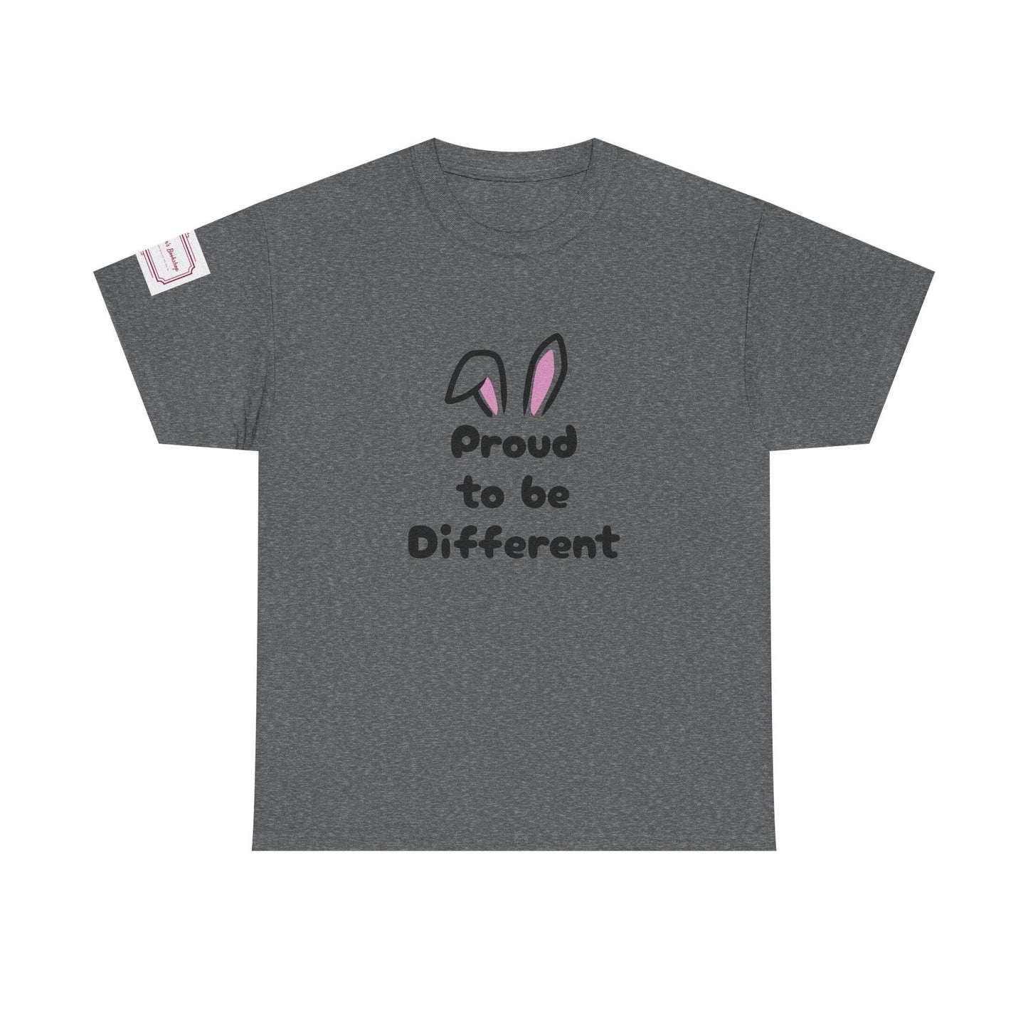 Proud to Be Different Unisex Heavy Cotton Tee – Celebrate Uniqueness - The Dreamer's Bookshop.