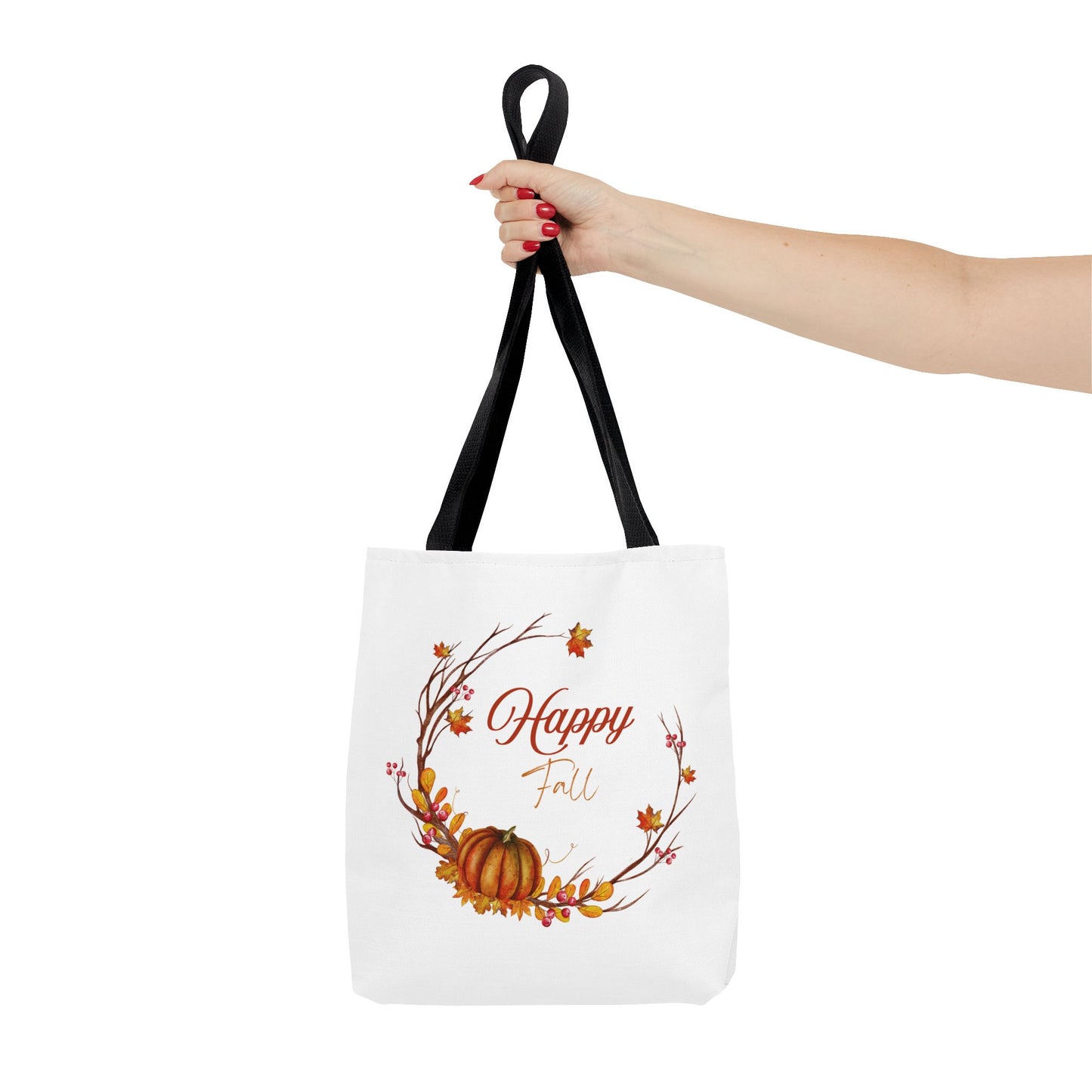 Happy Fall Tote Bag - Cozy Autumn Design