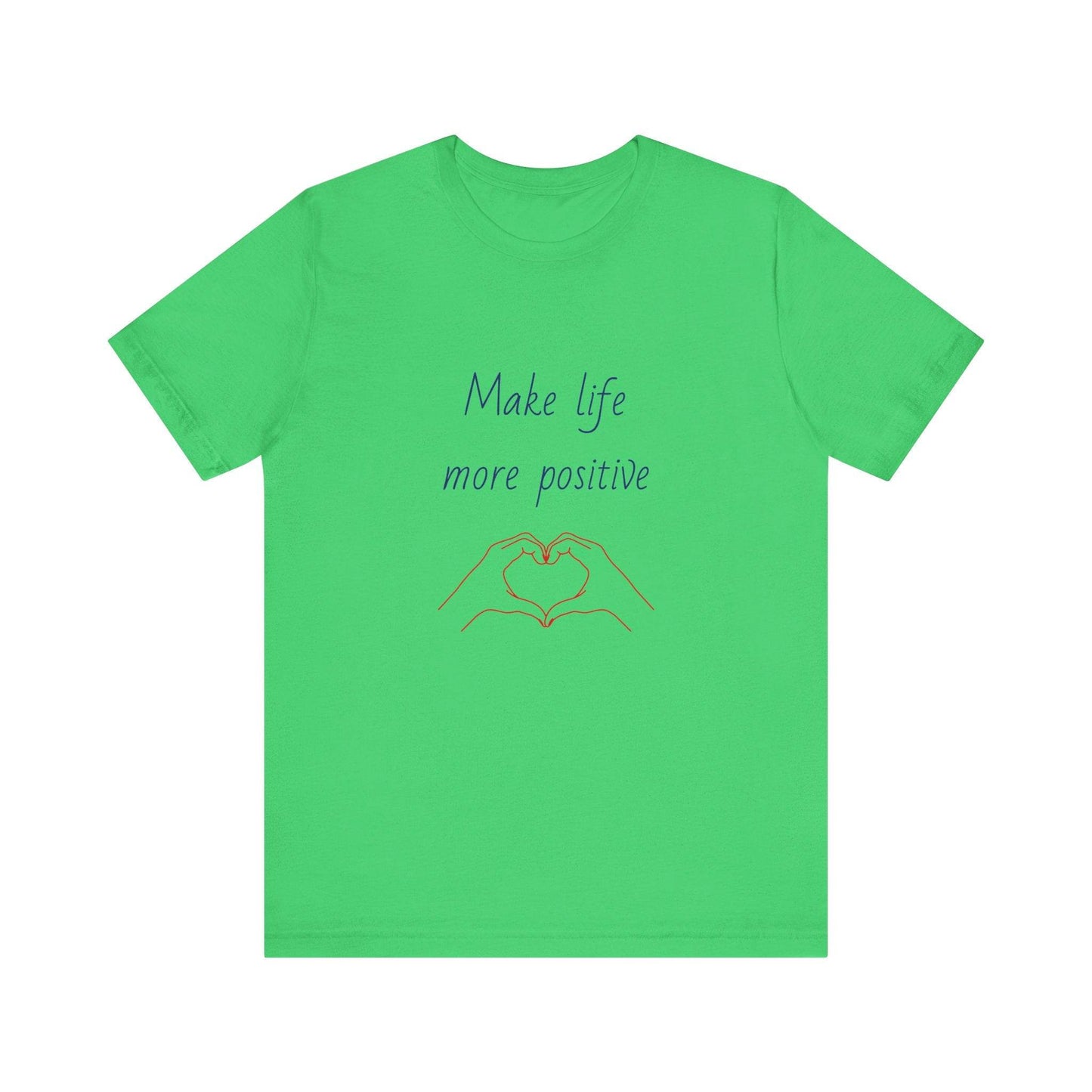 Positive Vibes Unisex Short Sleeve Tee - Make Life More Positive - The Dreamer's Bookshop.