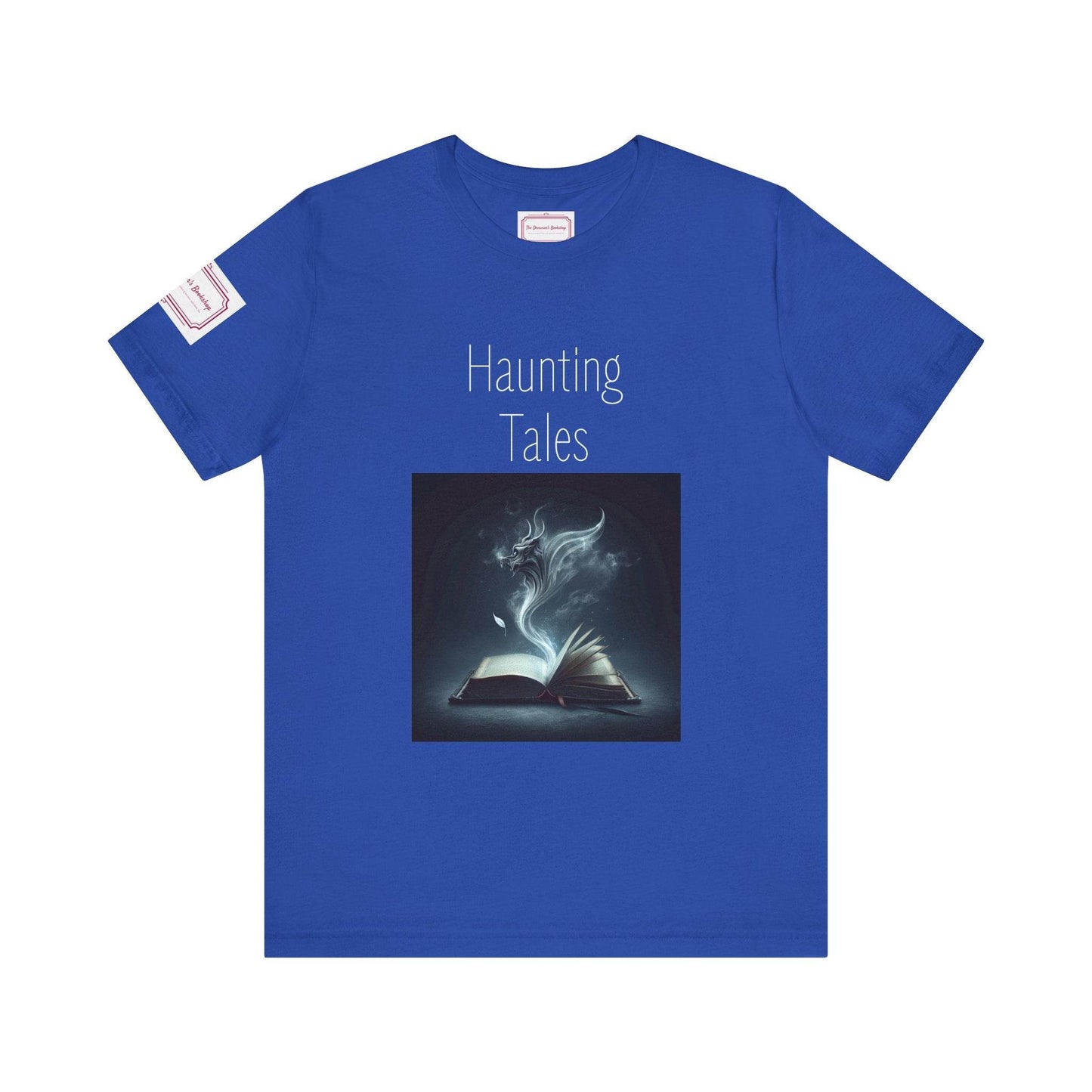Haunting Tales Tee - Fun Short Sleeve Shirt for Writers & Book Lovers - The Dreamer's Bookshop.