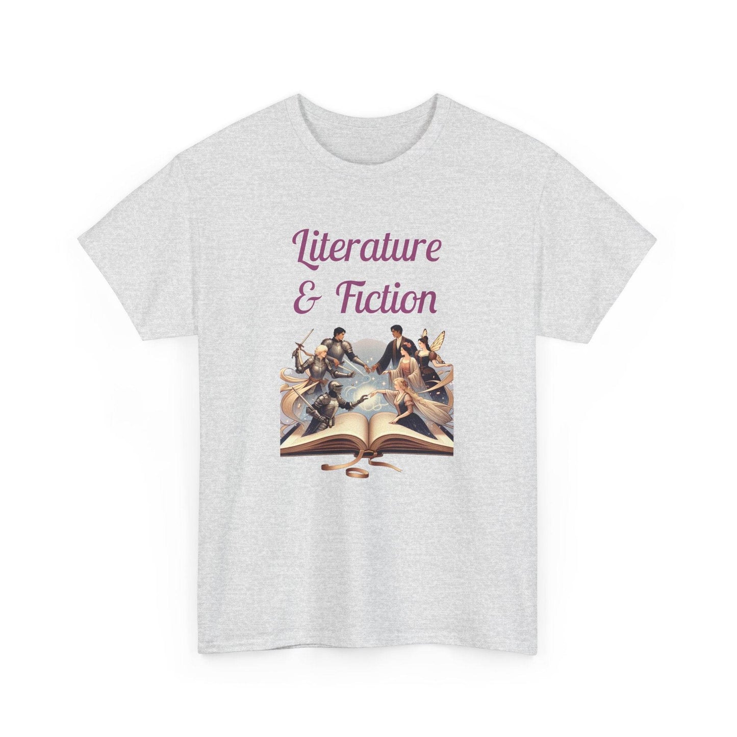 Fiction - Graphic Tee - Unisex Heavy Cotton T-Shirt Literature Books - The Dreamer's Bookshop.