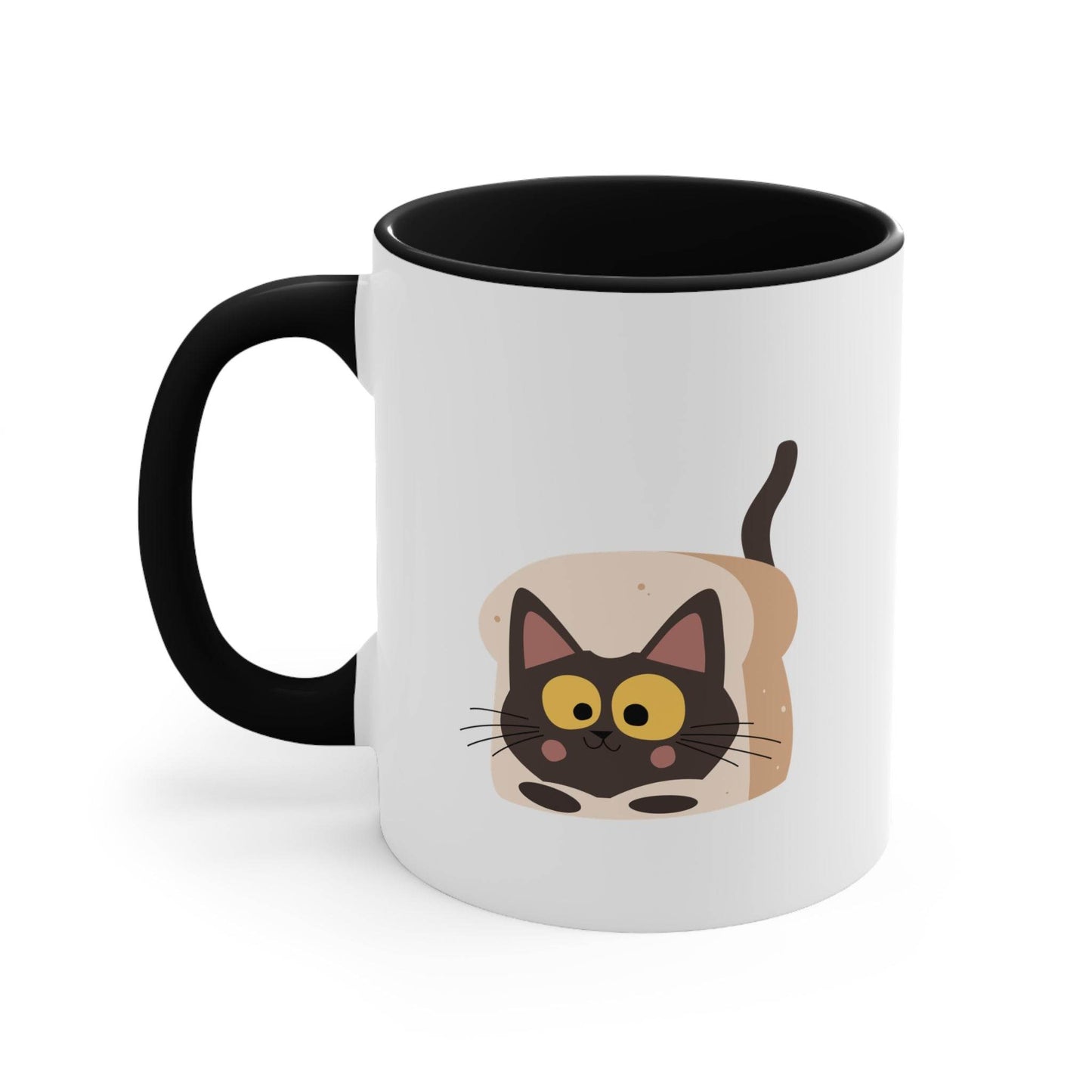 Colorful Accent Coffee Mug – Perfect for Coffee Lovers & Cats - The Dreamer's Bookshop.
