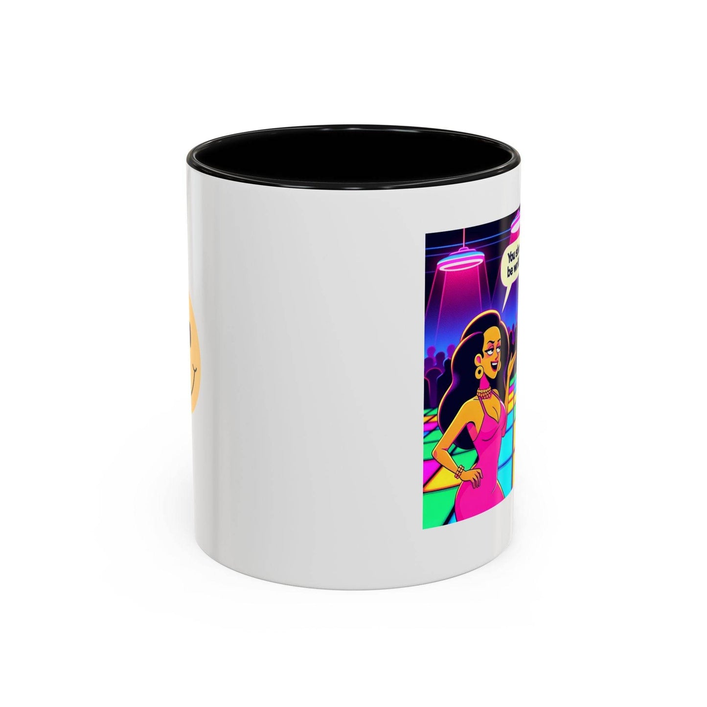 Retro Vibe Accent Coffee Mug - You should be writing - The Dreamer's Bookshop.