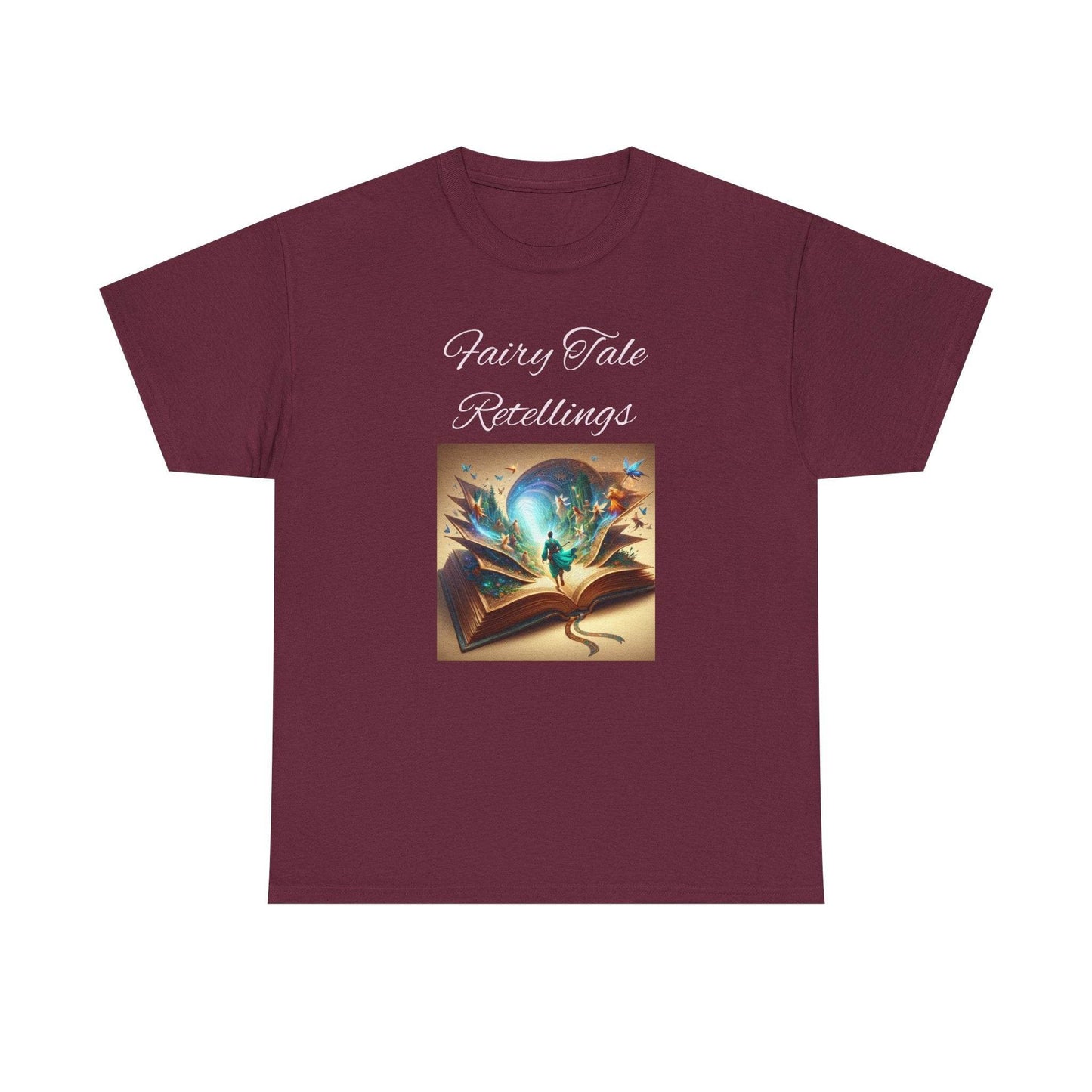 Fiction - Graphic Tee - Unisex Heavy Cotton T-Shirt - Fairy Tale Retellings - The Dreamer's Bookshop.