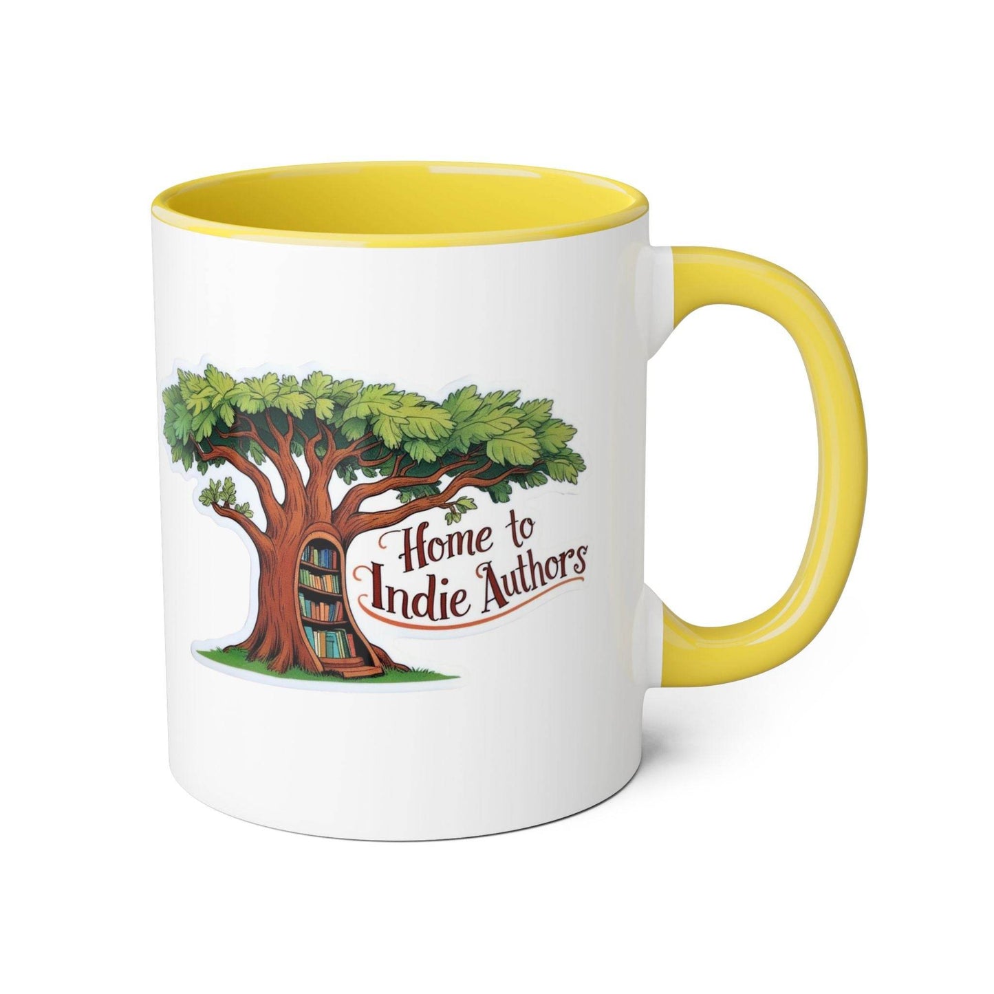 Dreamer's Bookshop Accent Mug - 11oz Coffee Cup for Readers & Book Lovers - The Dreamer's Bookshop.