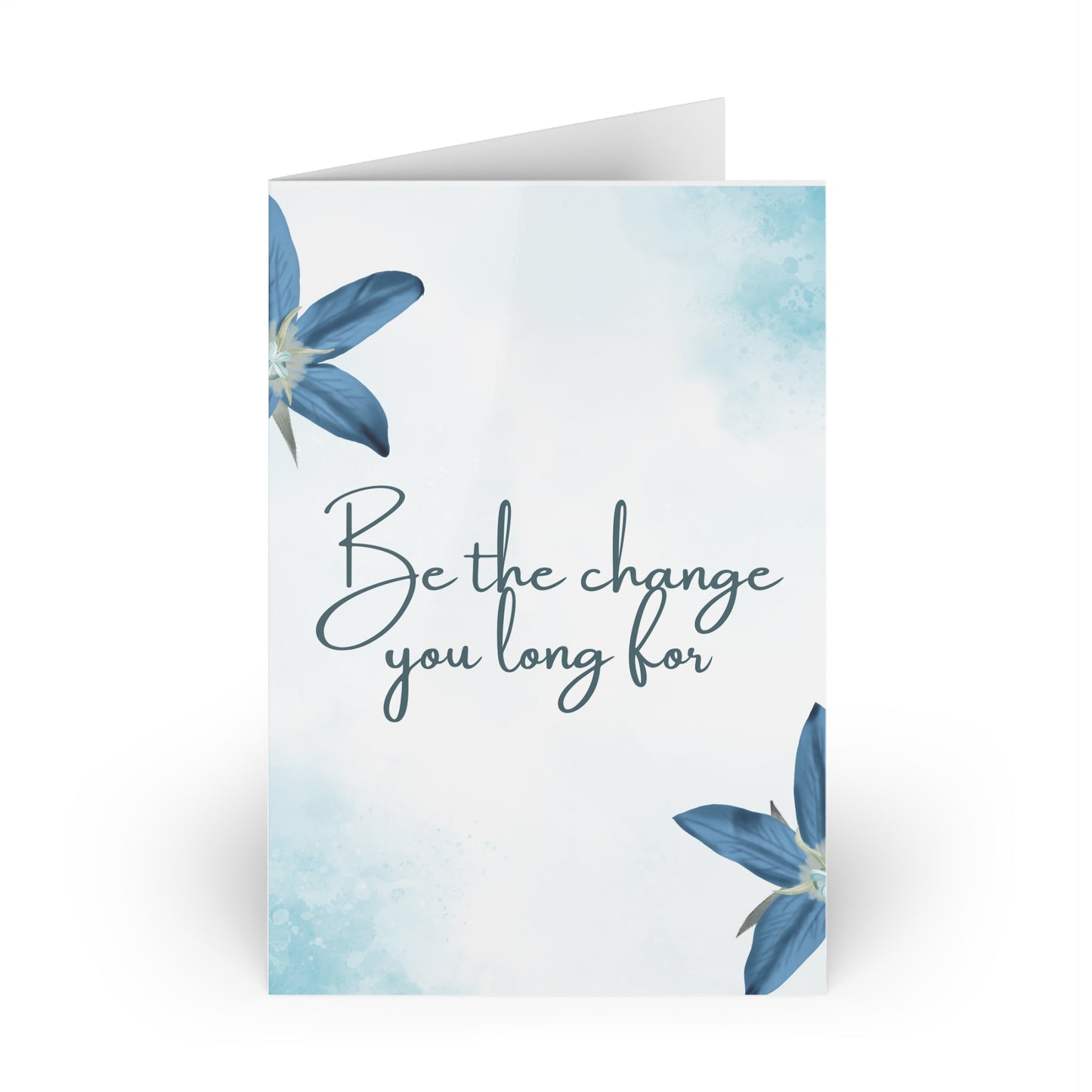 The Dreamer's Bookshop - Positive Affirmation Card "Be the change" - The Dreamer's Bookshop.
