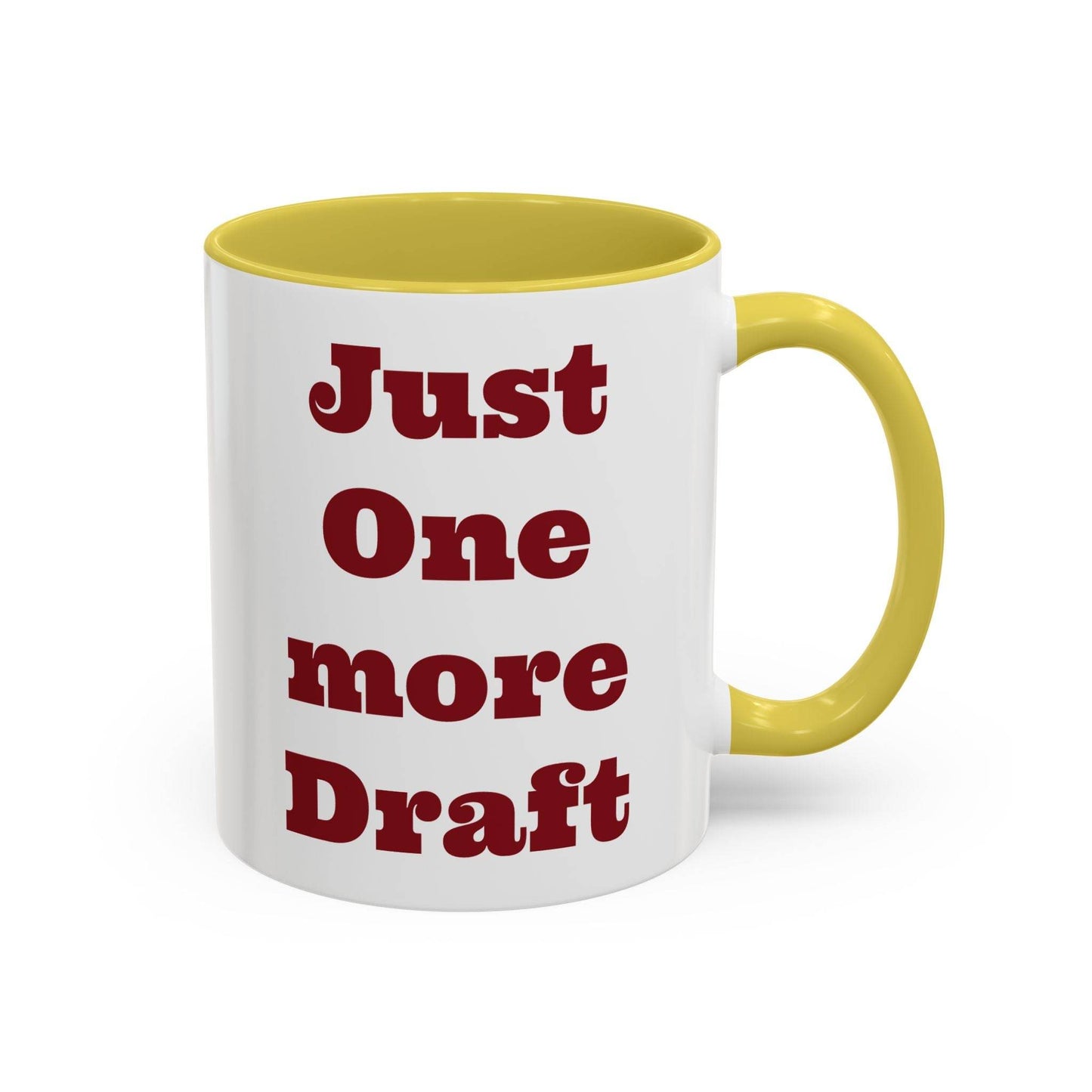 Just One More Draft Colorful Coffee Mug - Perfect Gift for Writers & Coffee Lovers - The Dreamer's Bookshop.