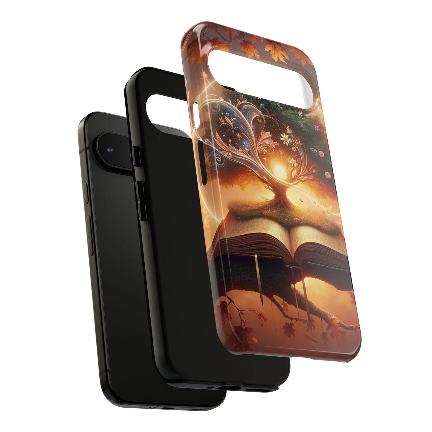 Google & Samsung - Artistic Phone Case with BookishTree Design - Tough Cases - The Dreamer's Bookshop.