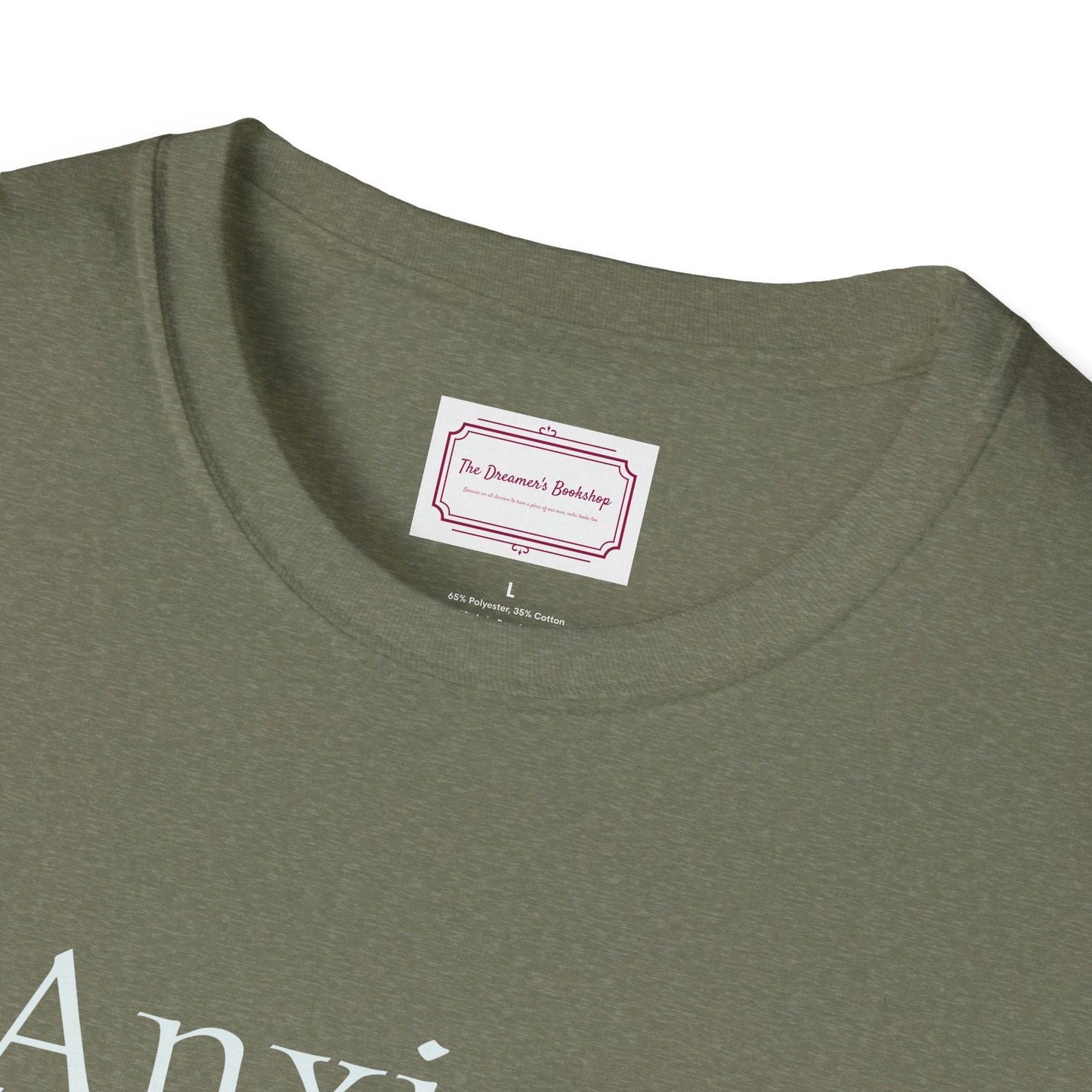 Anxiety Warrior Unisex Softstyle T-Shirt - Embrace Your Battles - The Dreamer's Bookshop.