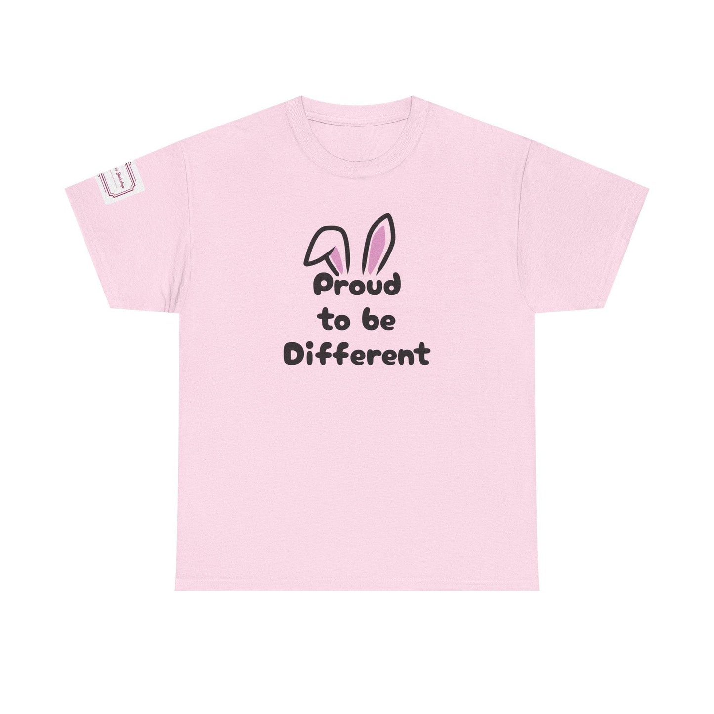 Proud to be Different Unisex Heavy Cotton Tee - Celebrate Individuality - The Dreamer's Bookshop.