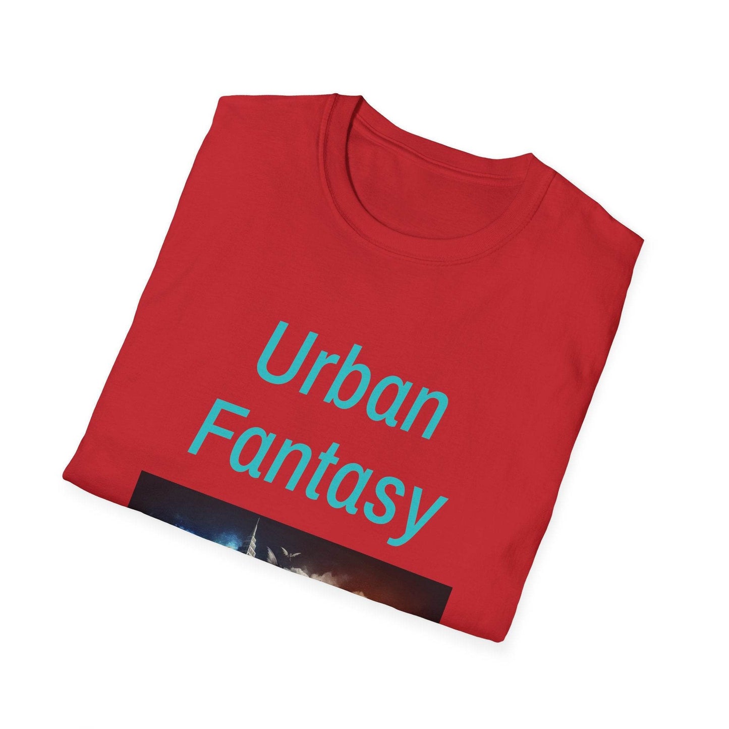 Urban Fantasy Unisex Softstyle T-Shirt - Magical Art Tee for Dreamers - The Dreamer's Bookshop.