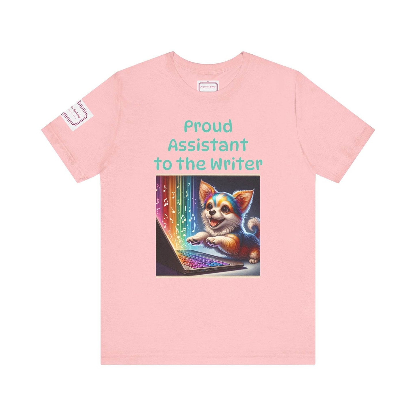 Assistant Writer Tee - Fun Short Sleeve Shirt for Writers & Book Lovers - The Dreamer's Bookshop.