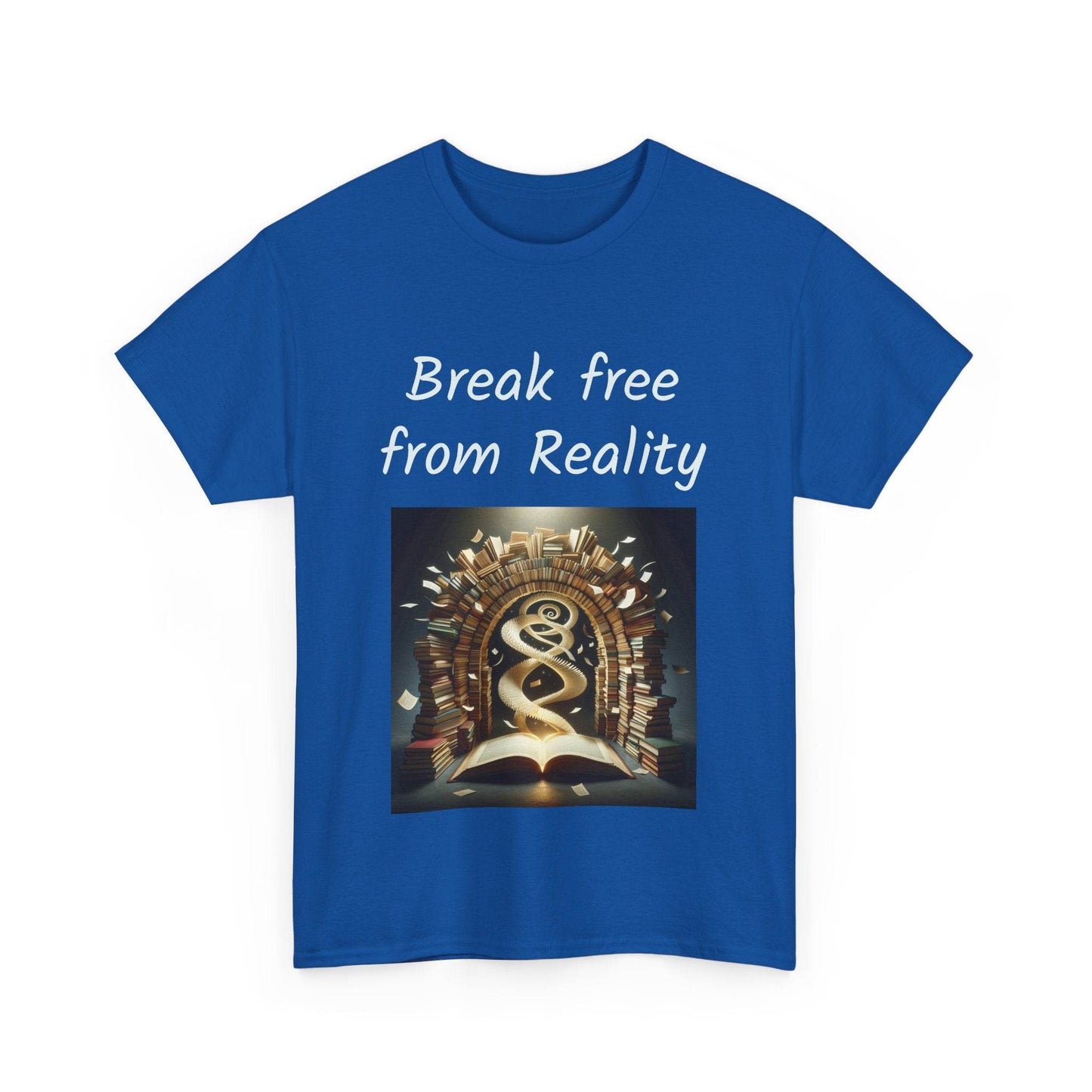 Break Free - Unisex Heavy Cotton Tee - Book Lovers - The Dreamer's Bookshop.