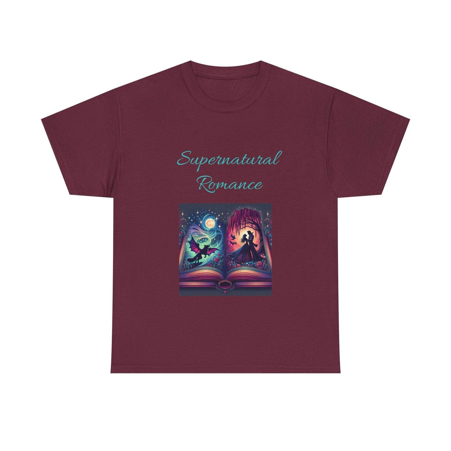 Fantasy - Unisex Heavy Cotton Tee - Supernatural Romance - The Dreamer's Bookshop.