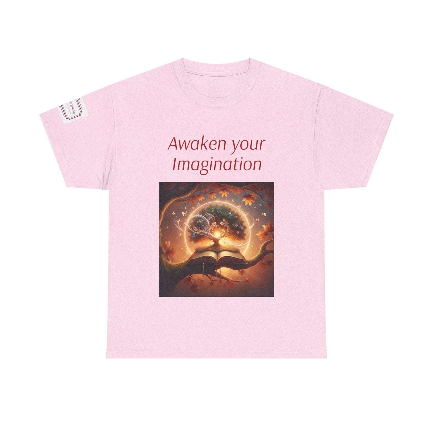 Unisex Imagination Tee - Awaken Your Creativity - Perfect Gift for Book Lovers - The Dreamer's Bookshop.