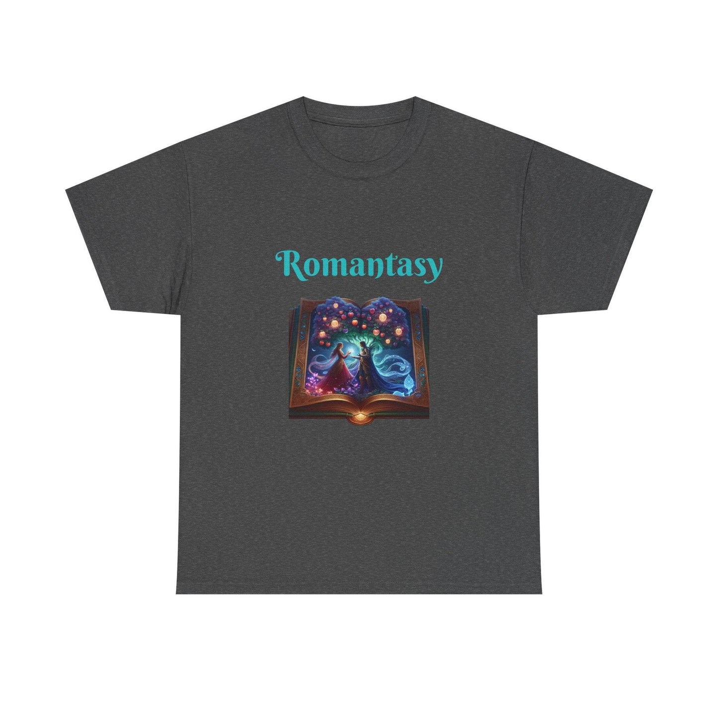 Fantasy - Graphic Tee - Unisex Heavy Cotton T-Shirt Romantasy Books - The Dreamer's Bookshop.