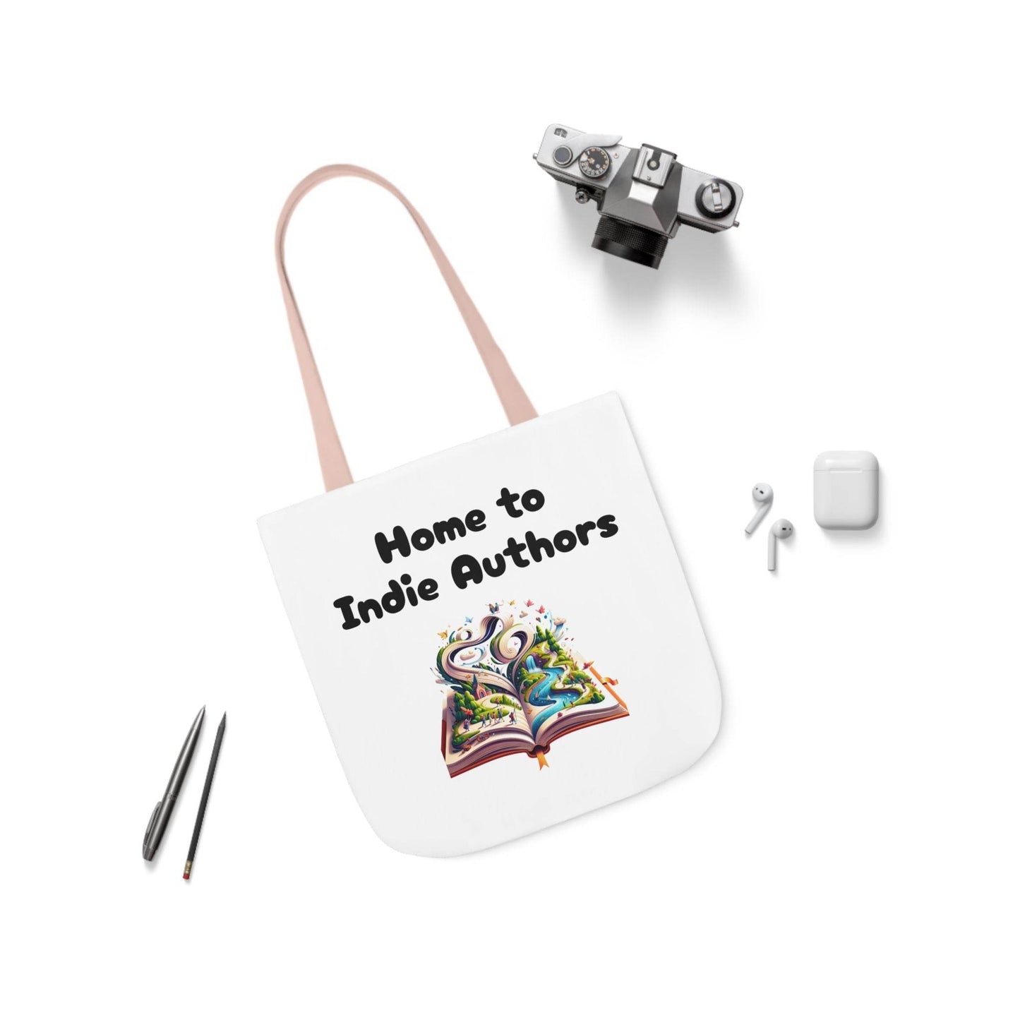 Home to Indie Authors Tote Bag - Perfect Gift for Book Lovers - The Dreamer's Bookshop.