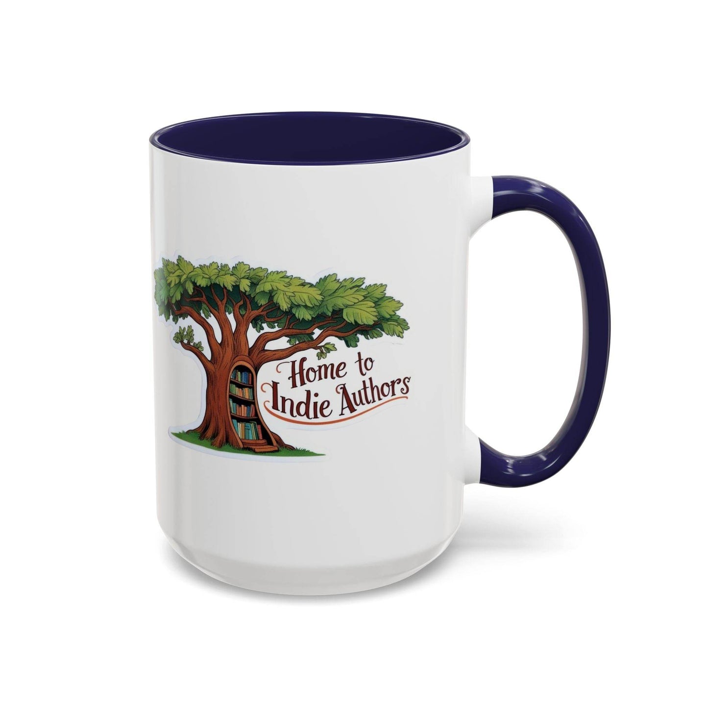 Home to Indie Authors Accent Coffee Mug - Perfect Gift for Writers & Book Lovers - The Dreamer's Bookshop.