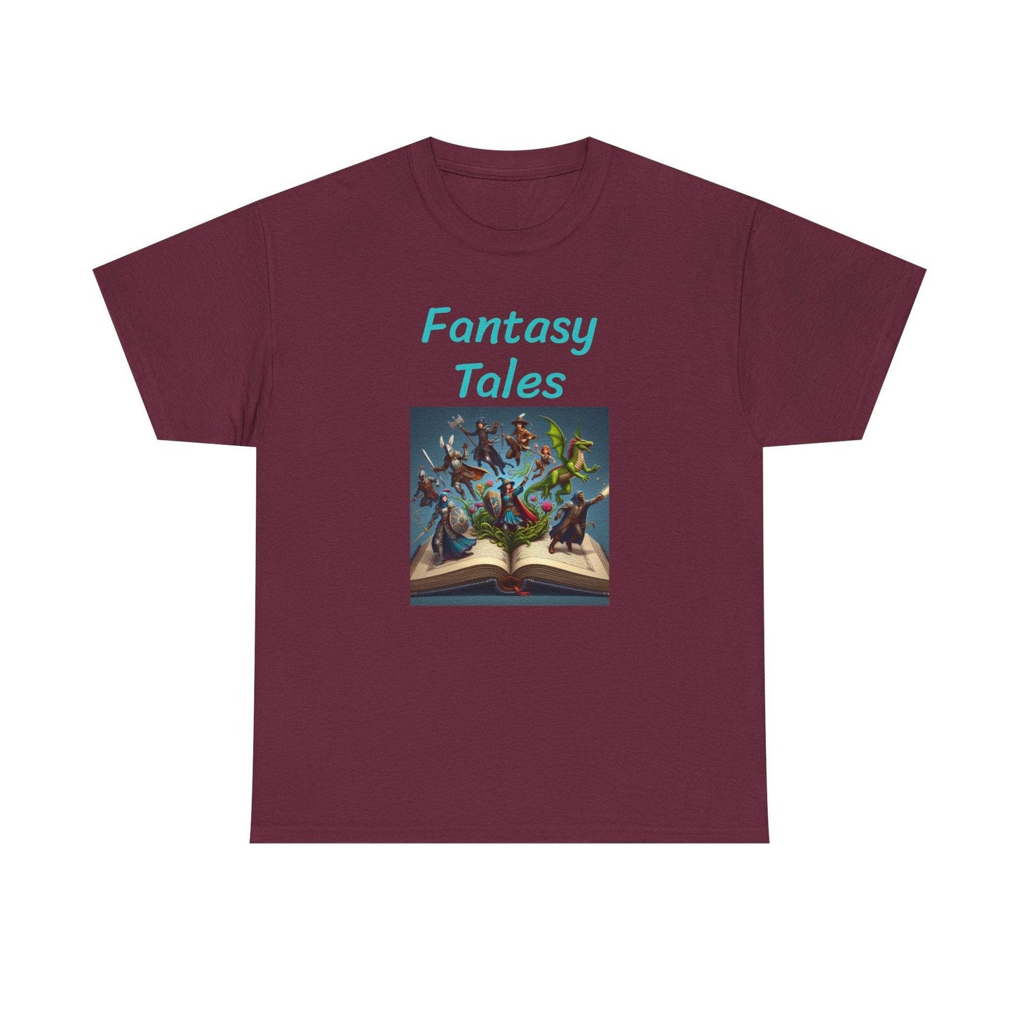Magic - Graphic Tee - Unisex Heavy Cotton T-Shirt - Fantasy Tales - The Dreamer's Bookshop.