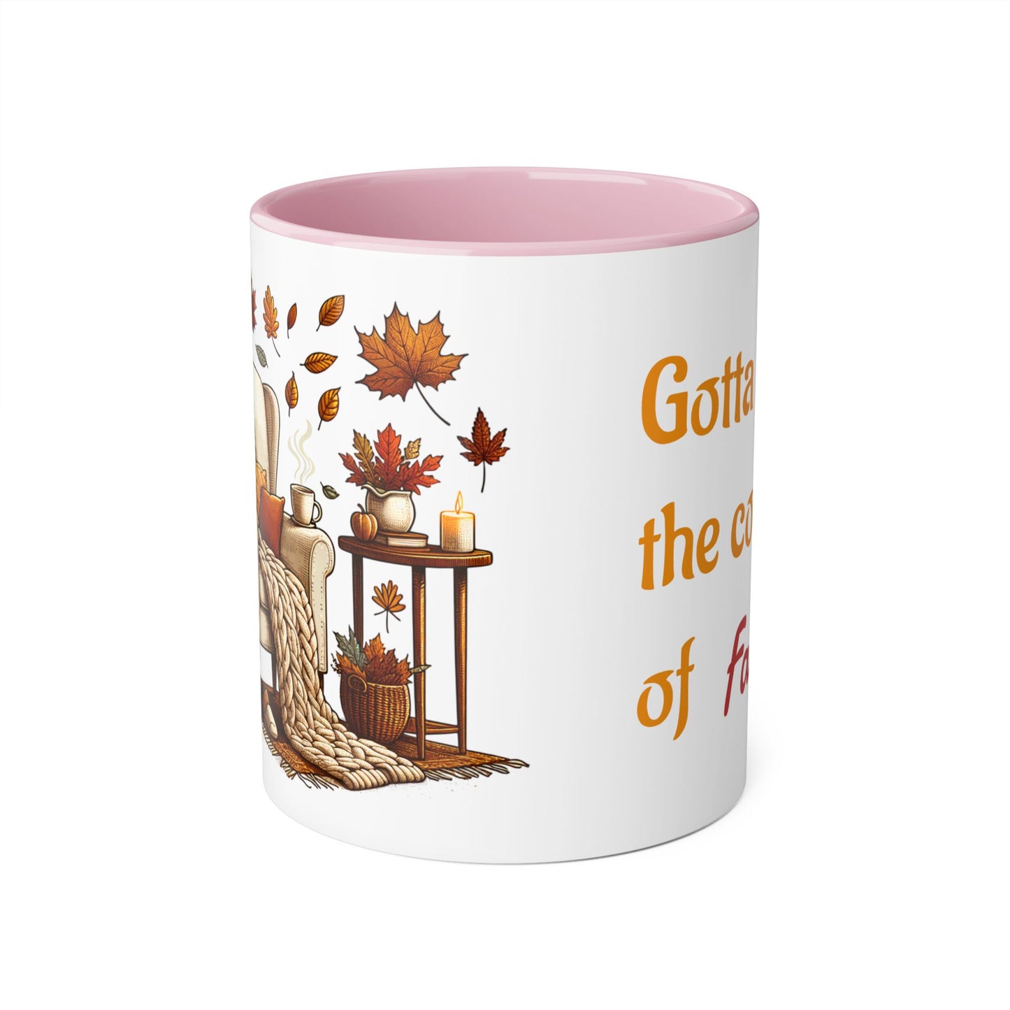 The Cosiness of Fall - 11oz Cup for Booklovers