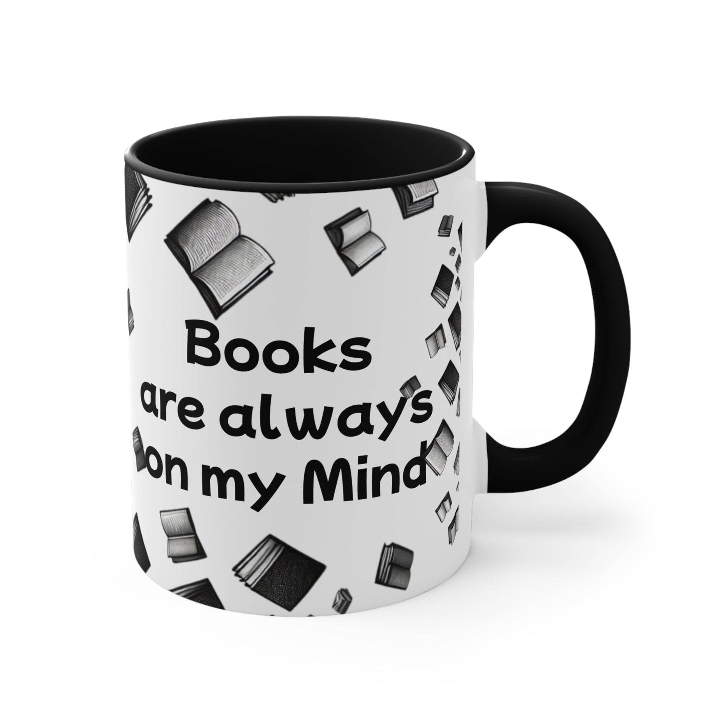 Book Lover's 11oz Colorful Accent Mug - Perfect Gift for Readers - The Dreamer's Bookshop.