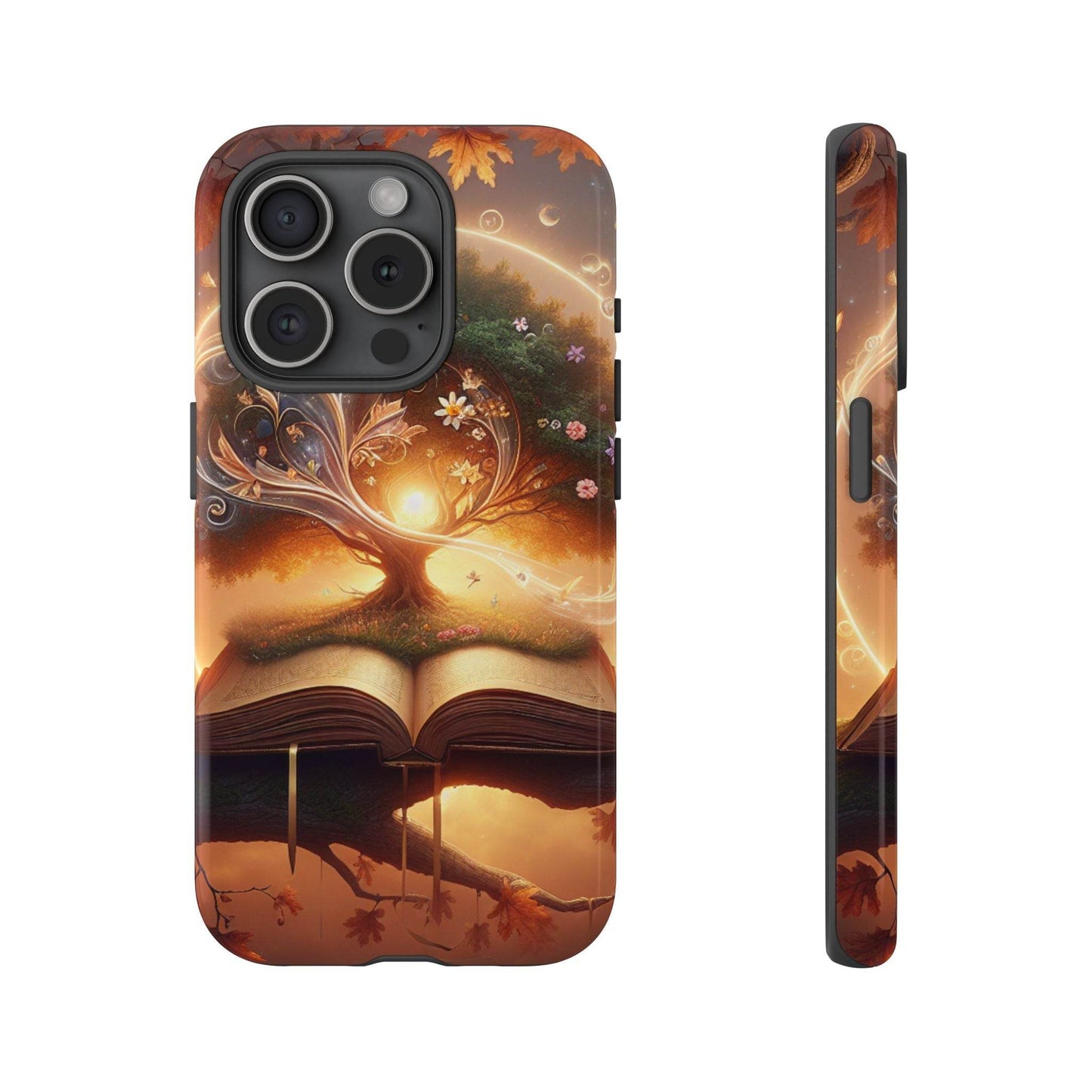 Nature-Inspired iPhone & Samsung Phone Case with Tree of Life Design - The Dreamer's Bookshop.