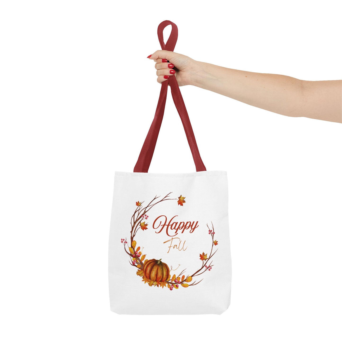 Happy Fall Tote Bag - Cozy Autumn Design