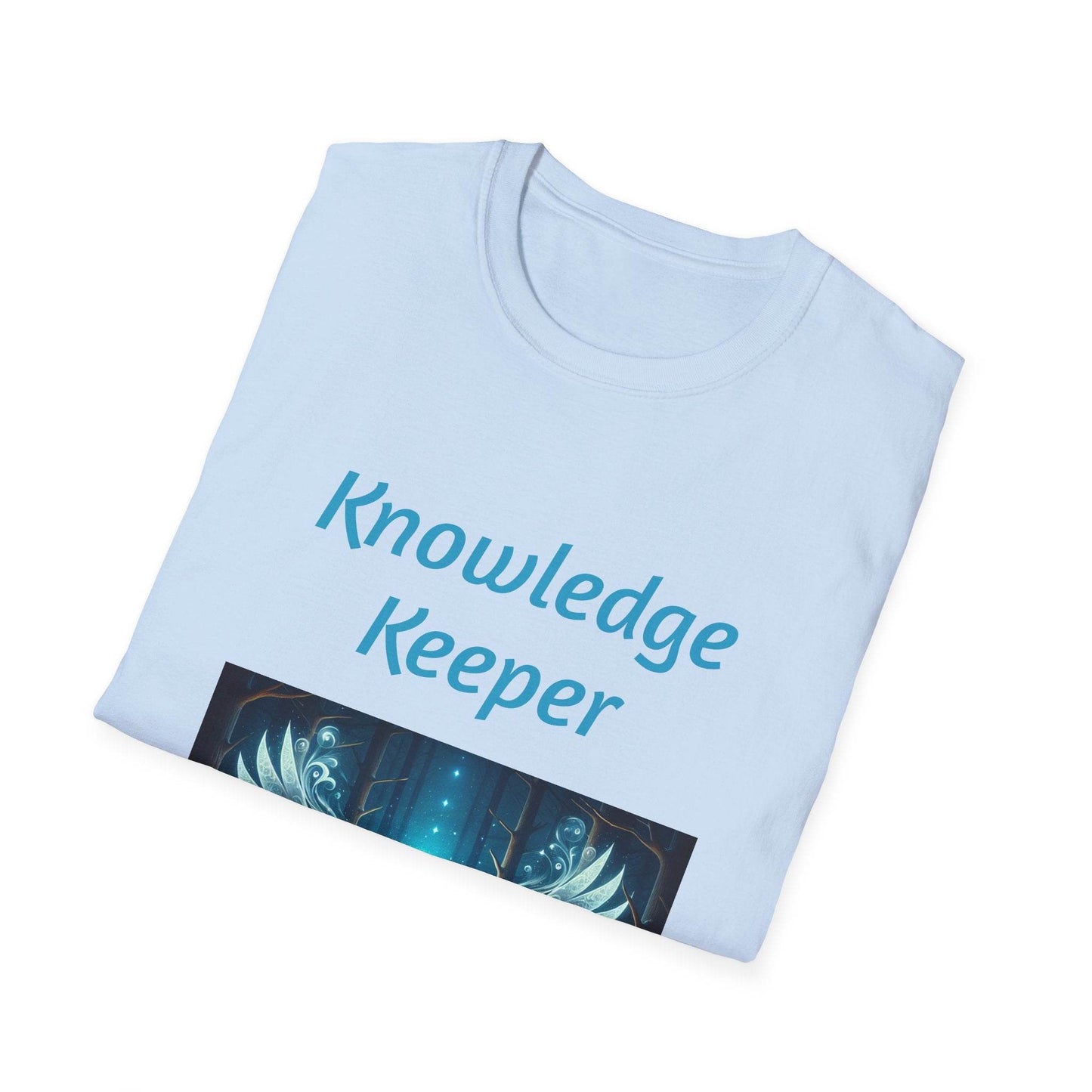 Knowledge Keeper Owl Unisex Softstyle T-Shirt - Proud Reader - The Dreamer's Bookshop.