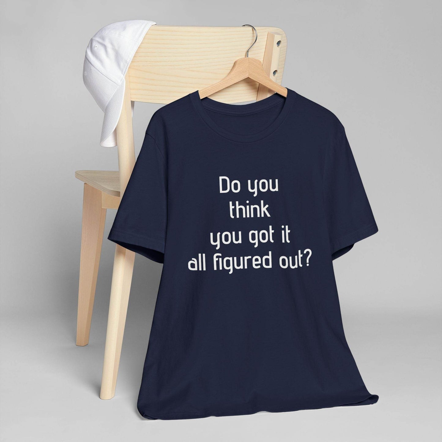 Inspirational Unisex Jersey T-Shirt - Think Again Vibe - The Dreamer's Bookshop.
