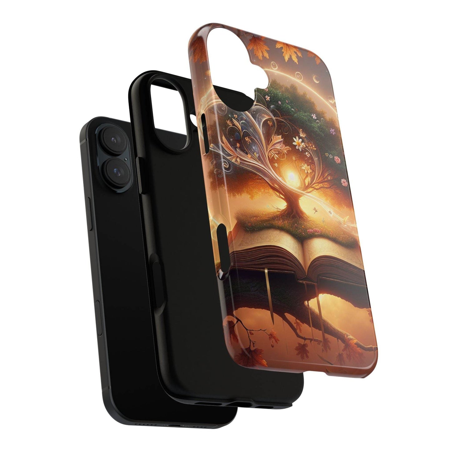 Nature-Inspired iPhone & Samsung Phone Case with Tree of Life Design - The Dreamer's Bookshop.