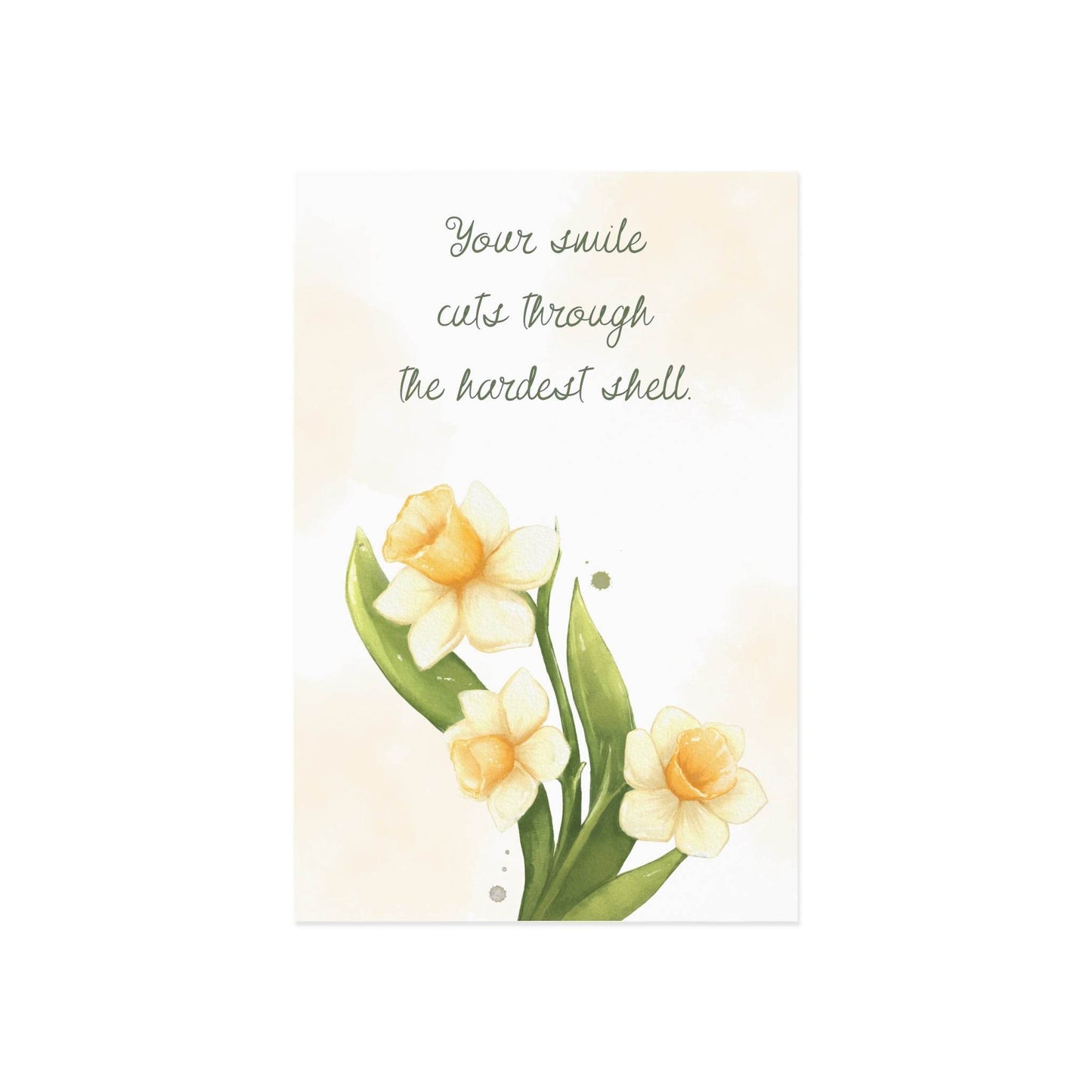 The Dreamer's Bookshop Affection "Your Smile" Art Print Card - The Dreamer's Bookshop.