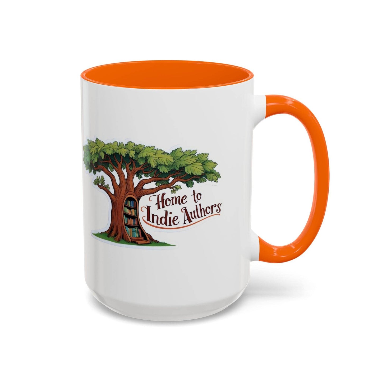 Home to Indie Authors Accent Coffee Mug - Perfect Gift for Writers & Book Lovers - The Dreamer's Bookshop.