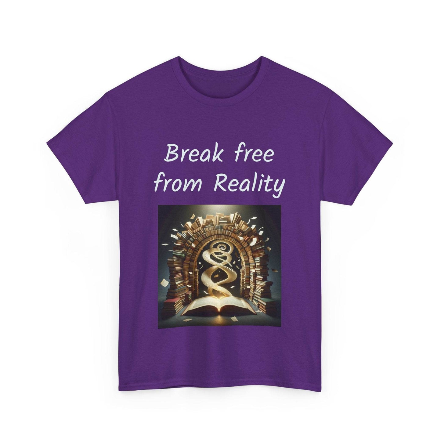 Break Free - Unisex Heavy Cotton Tee - Book Lovers - The Dreamer's Bookshop.