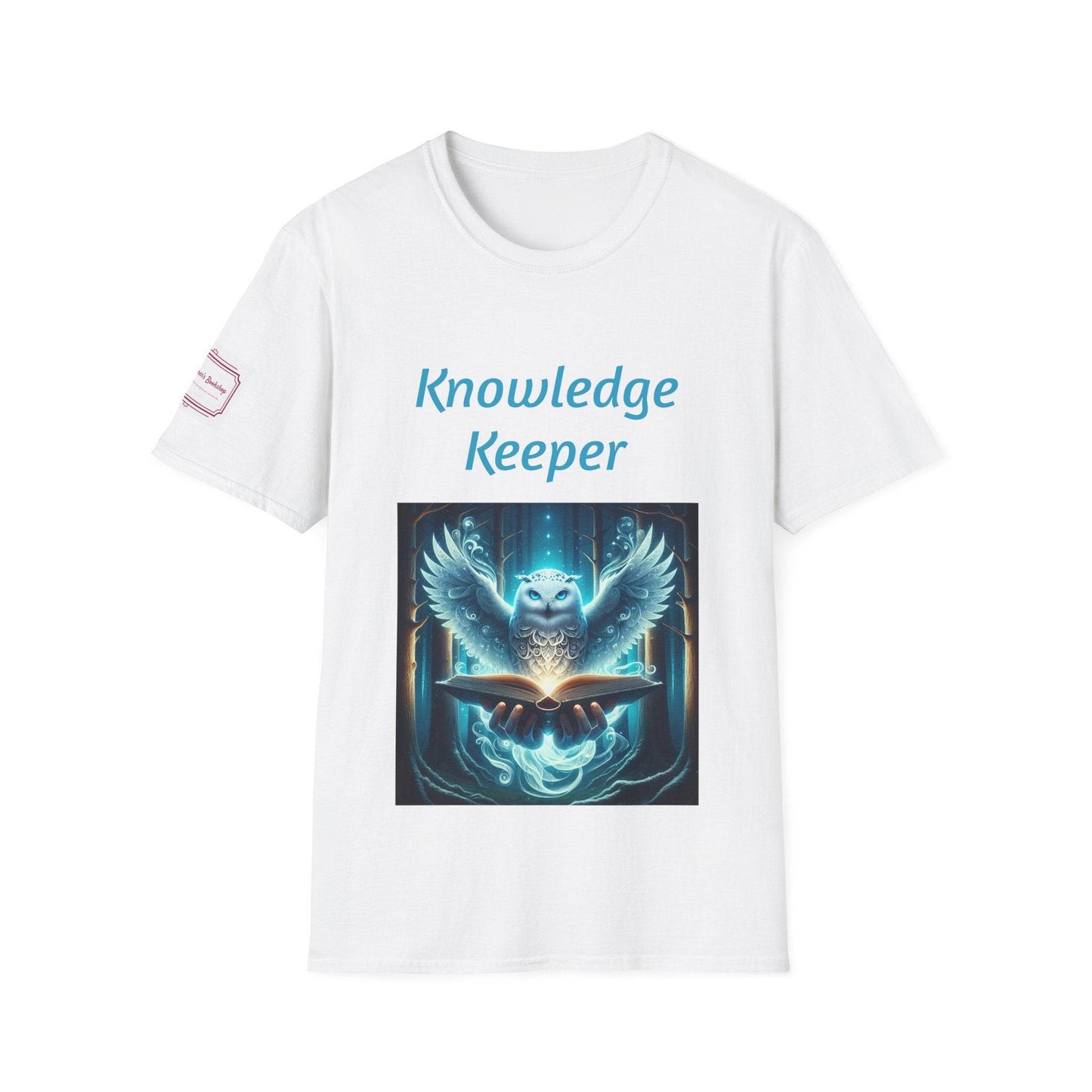 Knowledge Keeper Owl Unisex Softstyle T-Shirt - Proud Reader - The Dreamer's Bookshop.