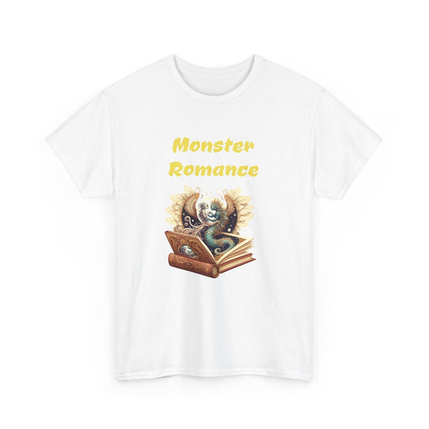 Fantasy - Graphic Tee - Unisex Heavy Cotton T-Shirt Monster Romance Books - The Dreamer's Bookshop.