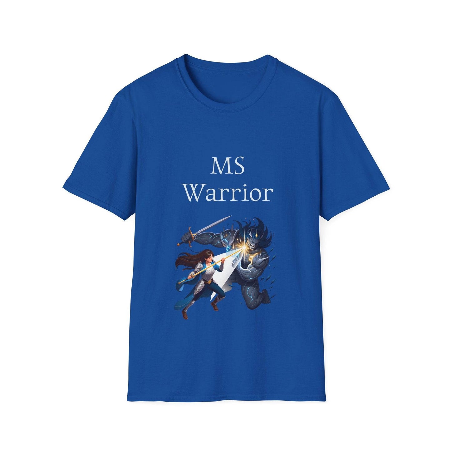 M.S. Warrior Unisex Softstyle T-Shirt - Empower Your Battle - The Dreamer's Bookshop.