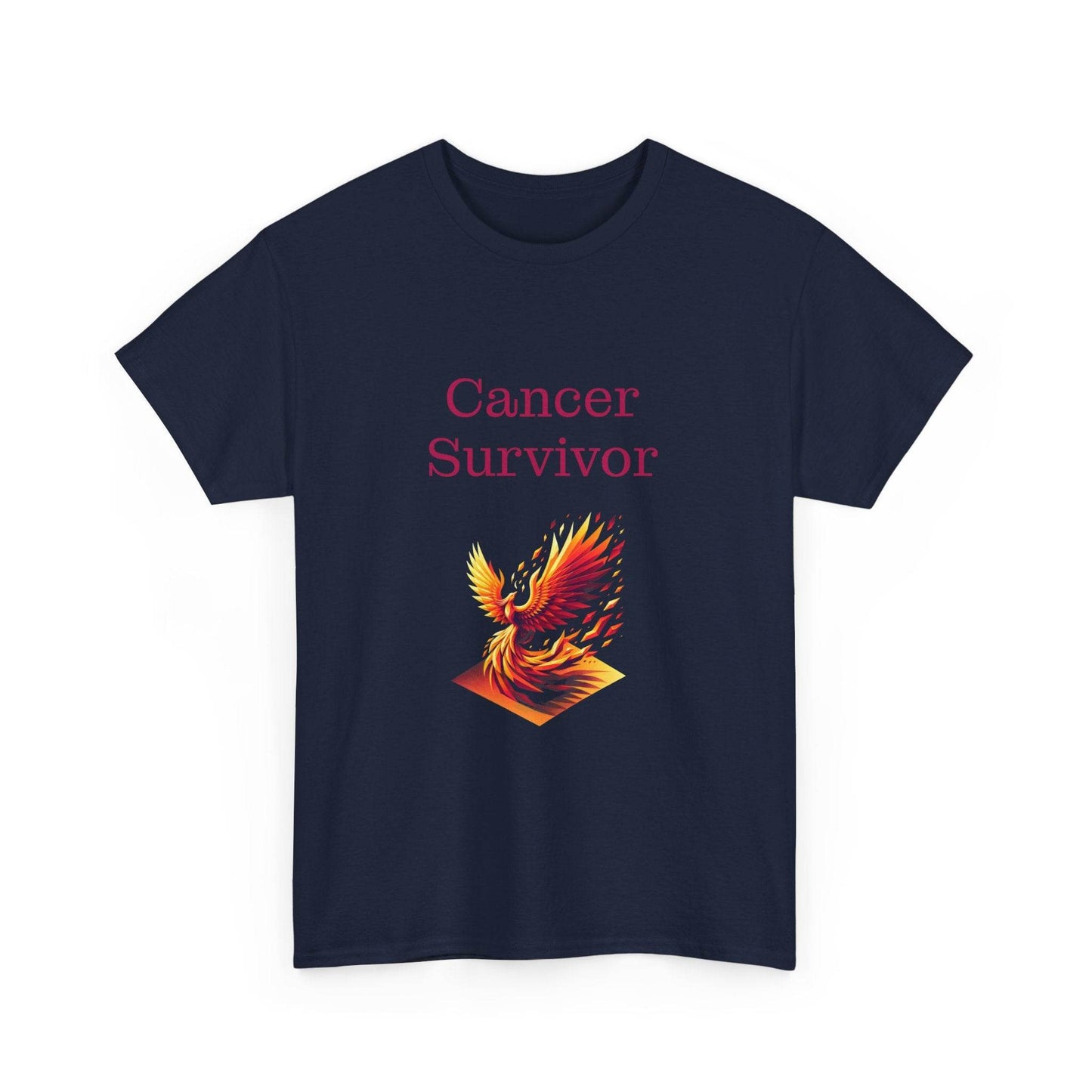 Cancer Survivor Unisex Heavy Cotton Tee - Inspirational Battle T-Shirt - The Dreamer's Bookshop.