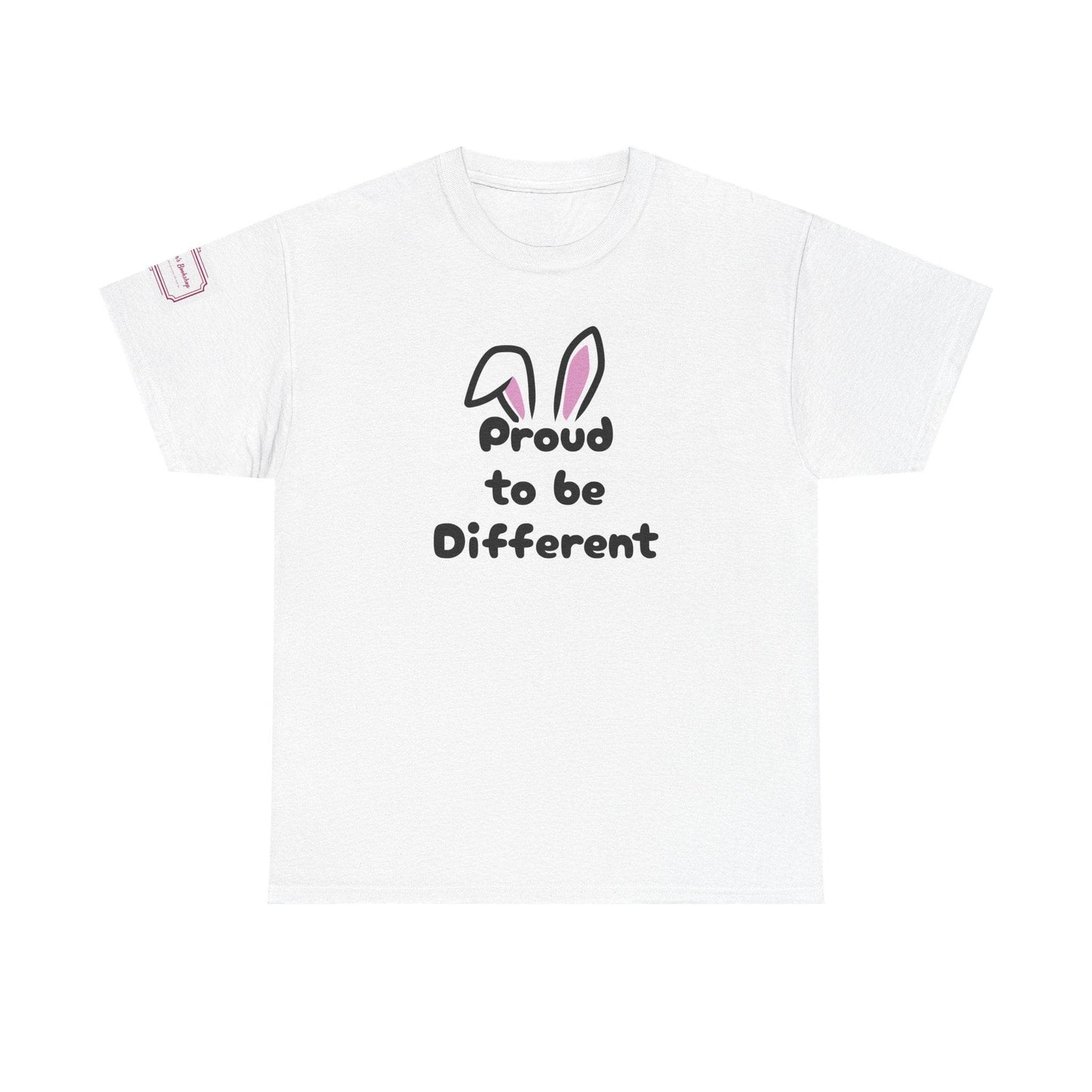 Proud to be Different Unisex Heavy Cotton Tee - Celebrate Individuality - The Dreamer's Bookshop.