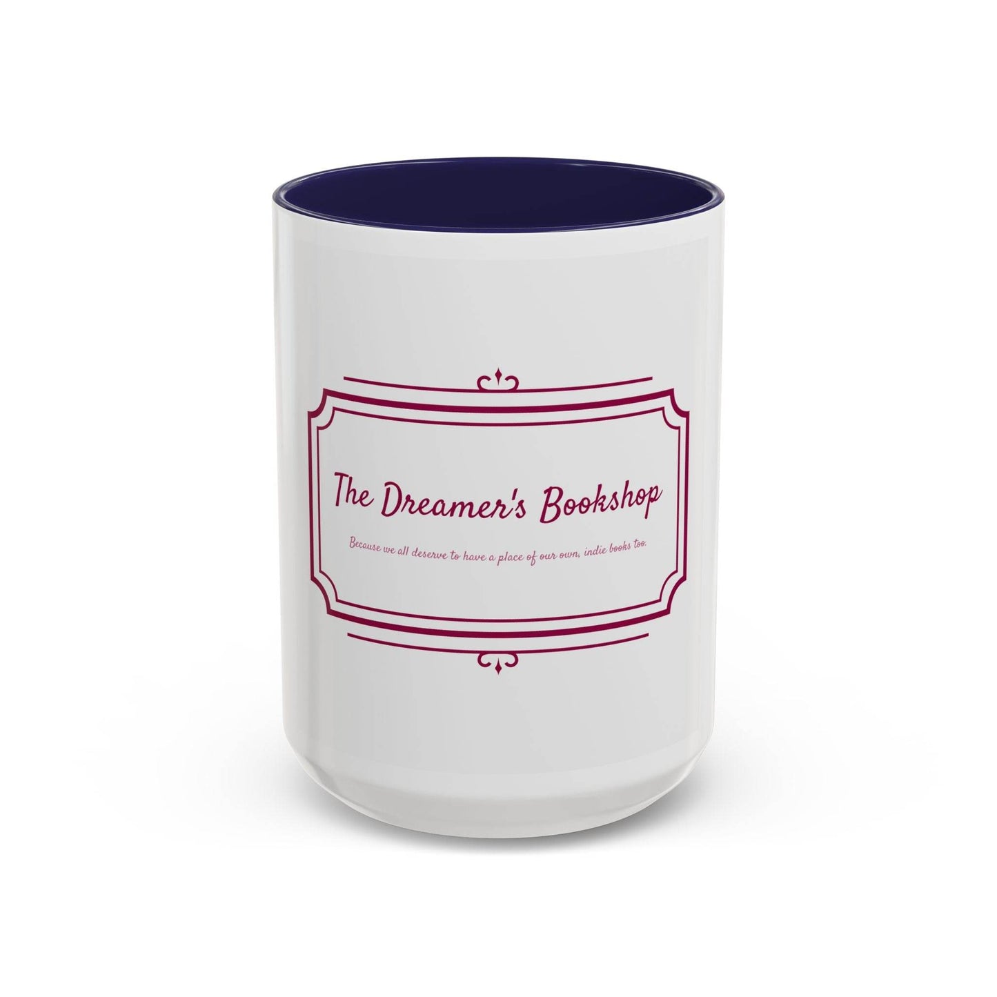 Dreamer's Bookshop Accent Coffee Mug - Perfect Gift for Book Lovers - The Dreamer's Bookshop.