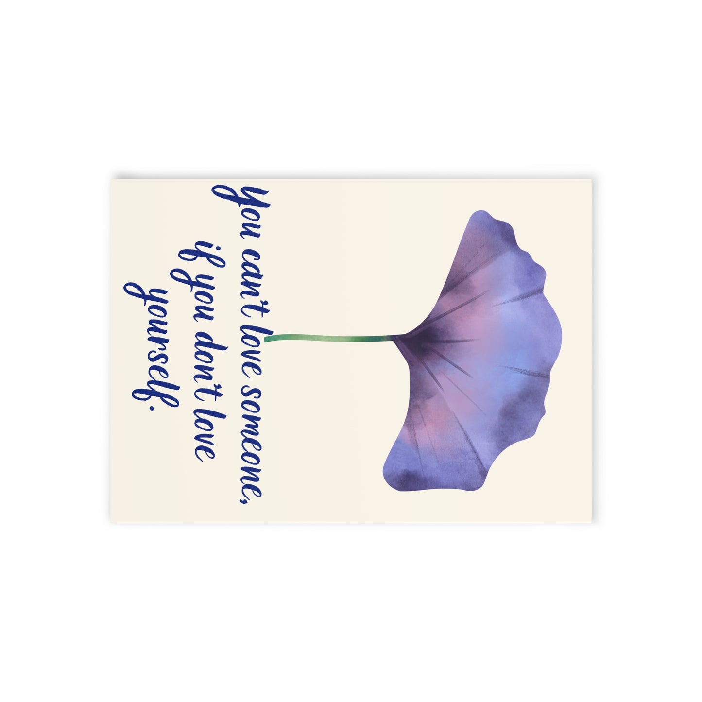 The Dreamer's Bookshop - Love Yourself Card "You Can't Love" - The Dreamer's Bookshop.