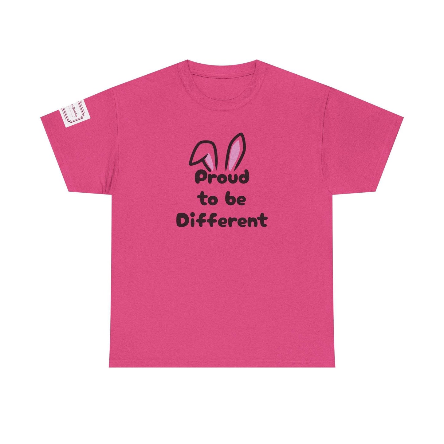 Proud to be Different Unisex Heavy Cotton Tee - Celebrate Individuality - The Dreamer's Bookshop.