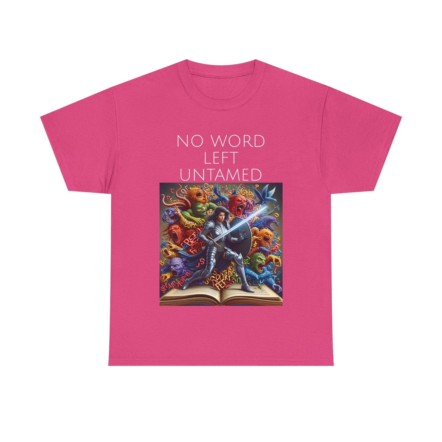 No Word - Unisex Heavy Cotton Tee - Creative Writer's Apparel - The Dreamer's Bookshop.