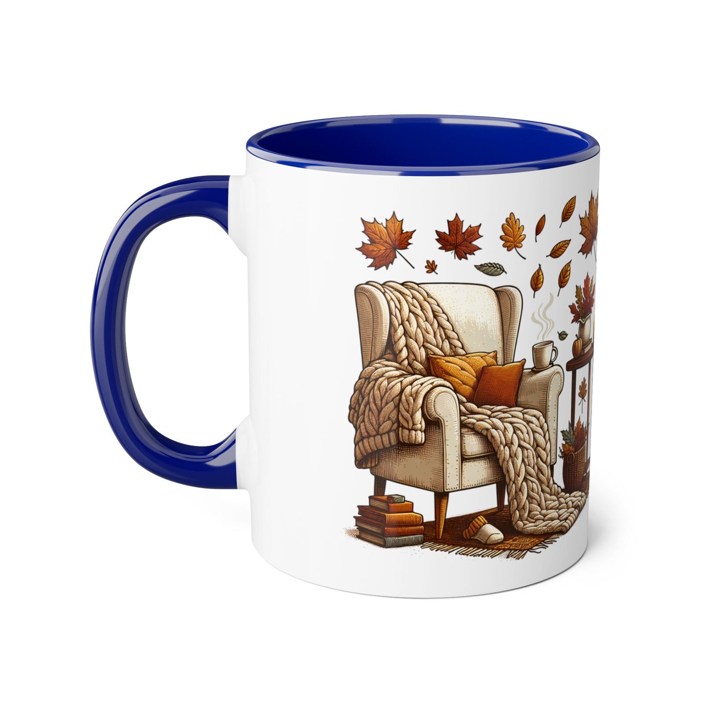 The Cosiness of Fall - 11oz Cup for Booklovers