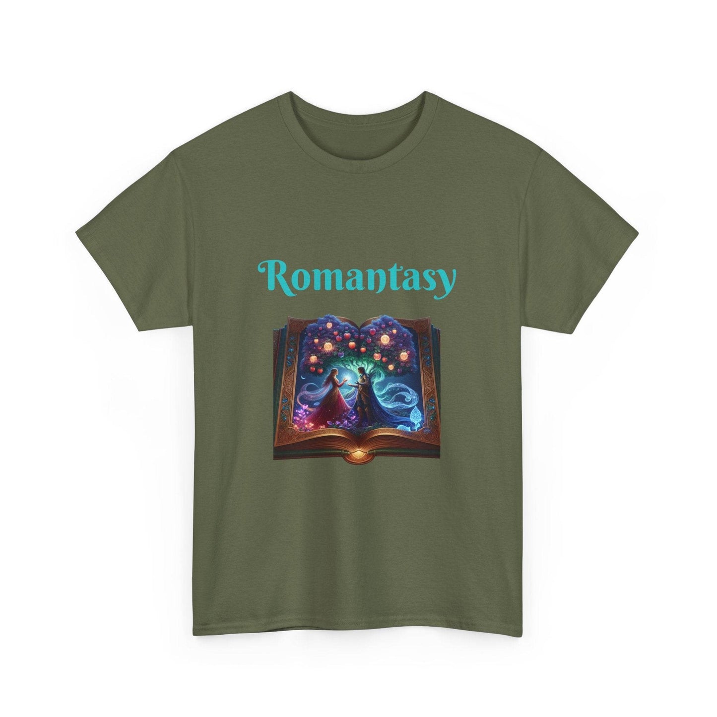 Fantasy - Graphic Tee - Unisex Heavy Cotton T-Shirt Romantasy Books - The Dreamer's Bookshop.