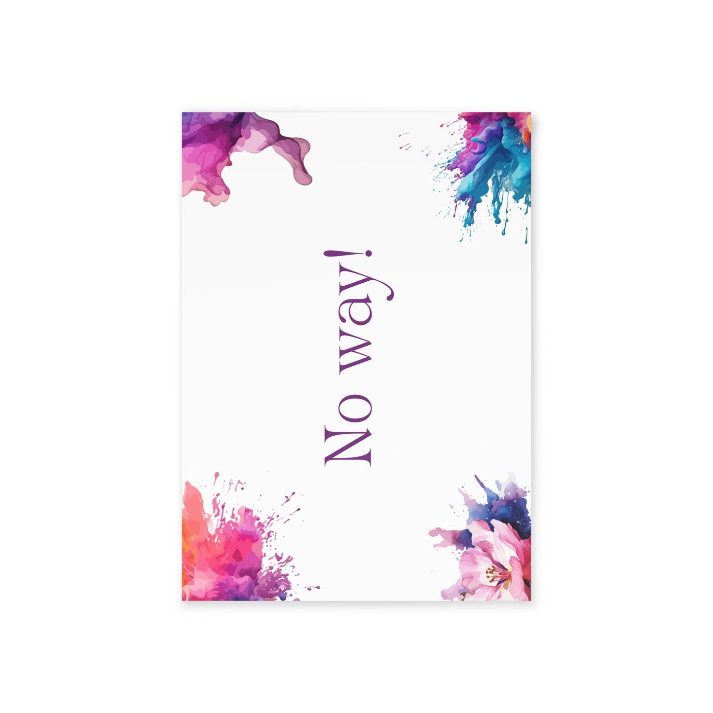 The Dreamer's Bookshop "No Way" Exclamation Card