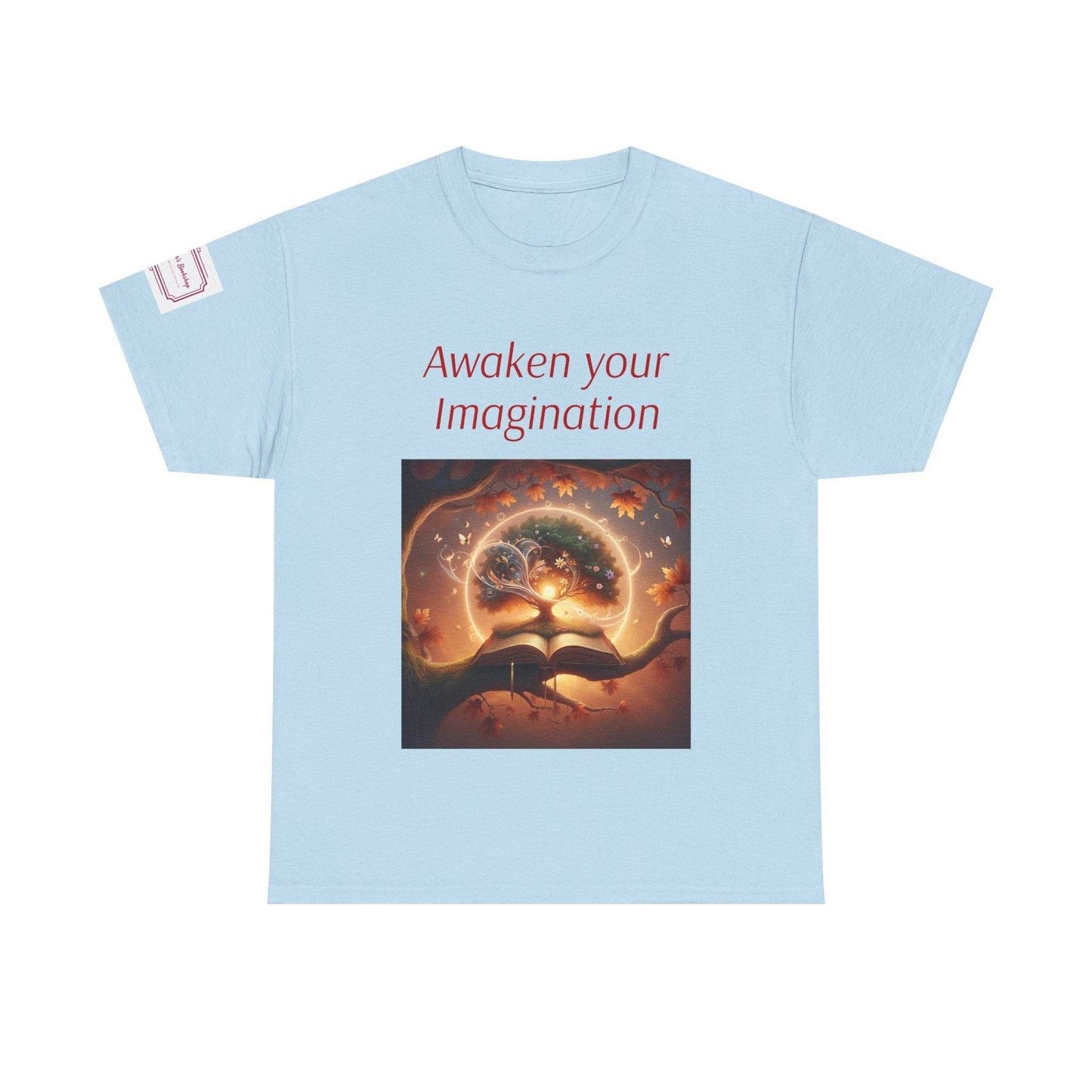 Unisex Imagination Tee - Awaken Your Creativity - Perfect Gift for Book Lovers - The Dreamer's Bookshop.