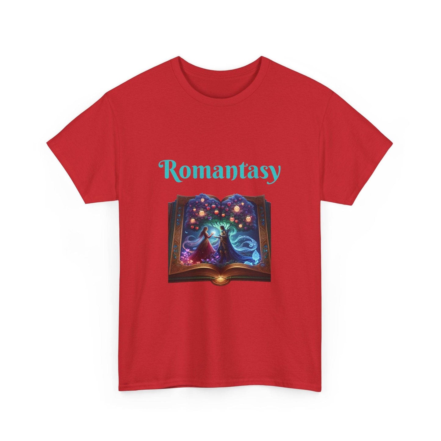 Fantasy - Graphic Tee - Unisex Heavy Cotton T-Shirt Romantasy Books - The Dreamer's Bookshop.