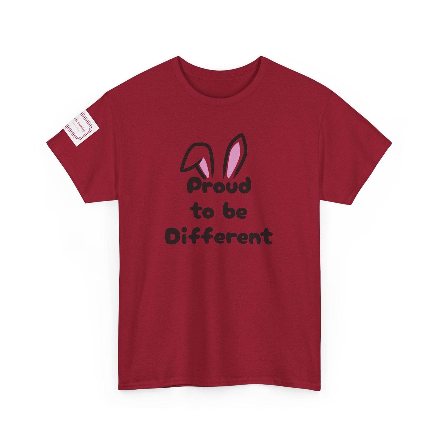 Proud to be Different Unisex Heavy Cotton Tee - Celebrate Individuality - The Dreamer's Bookshop.